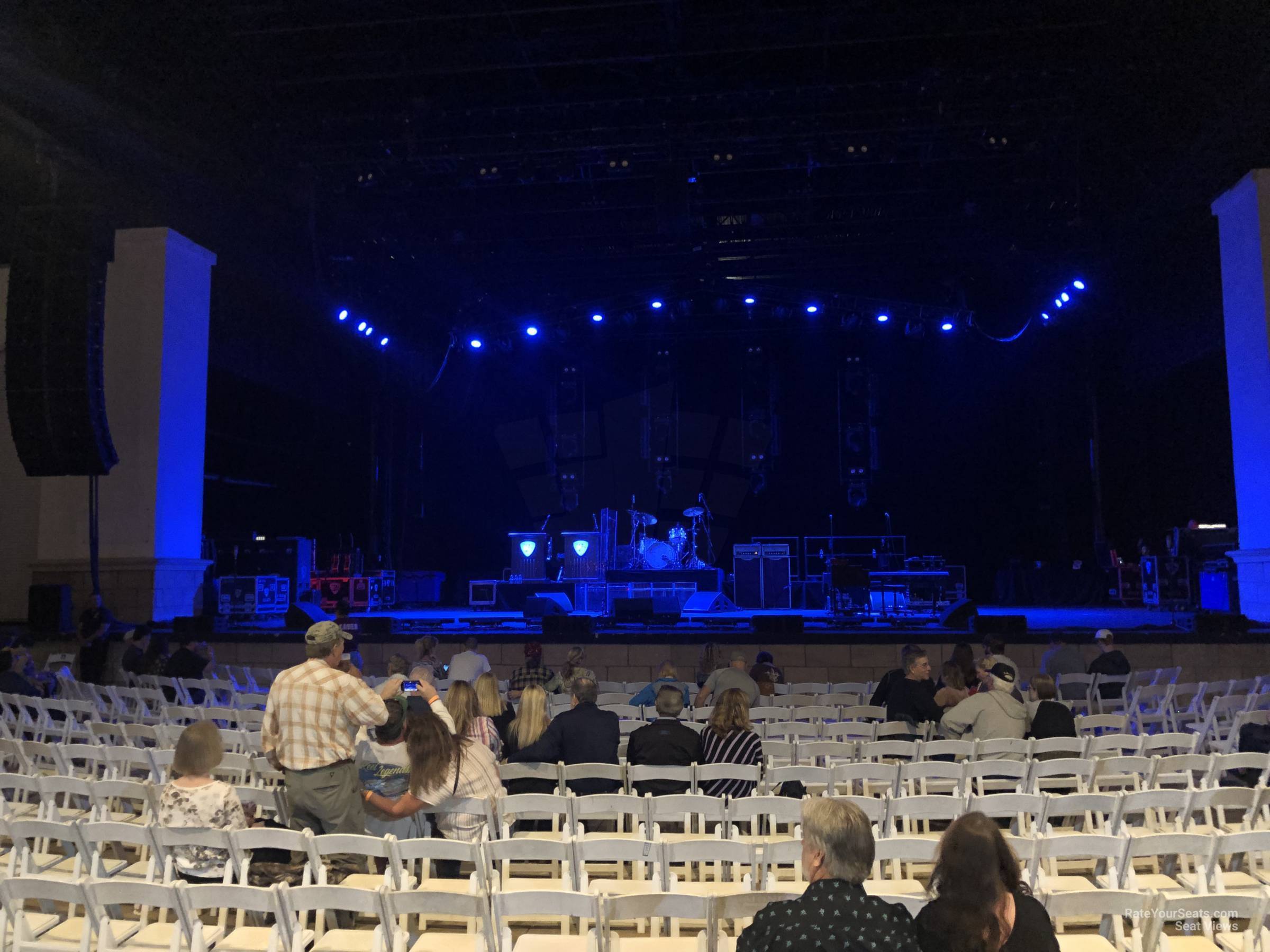 pit 2, row m seat view  - st. augustine amphitheatre