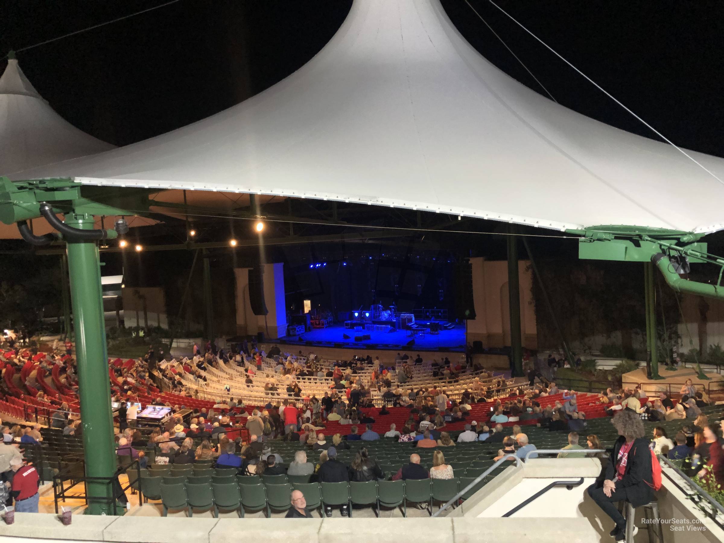 St. Augustine Amphitheatre Seat Map