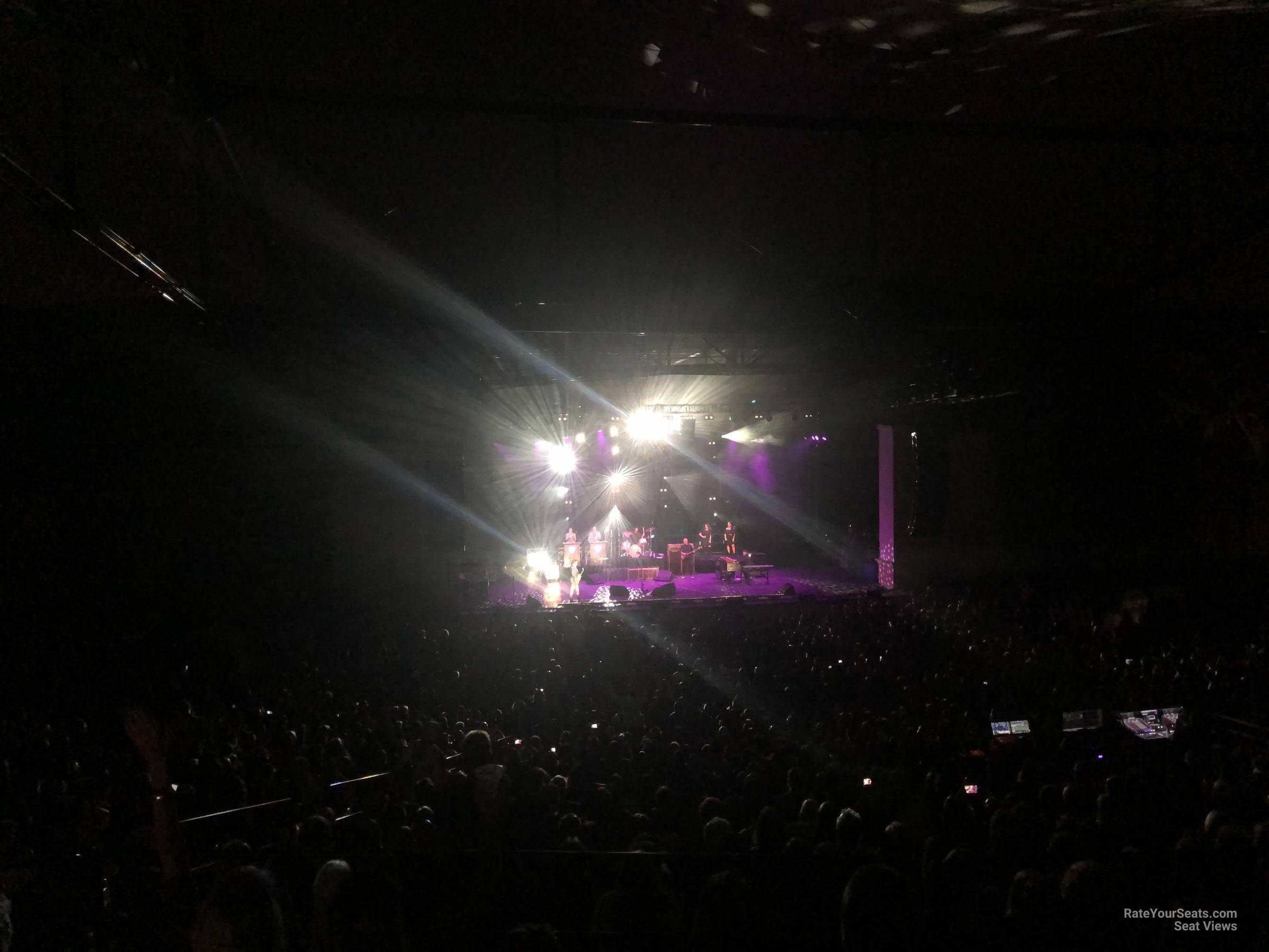 head-on concert view at St. Augustine Amphitheatre