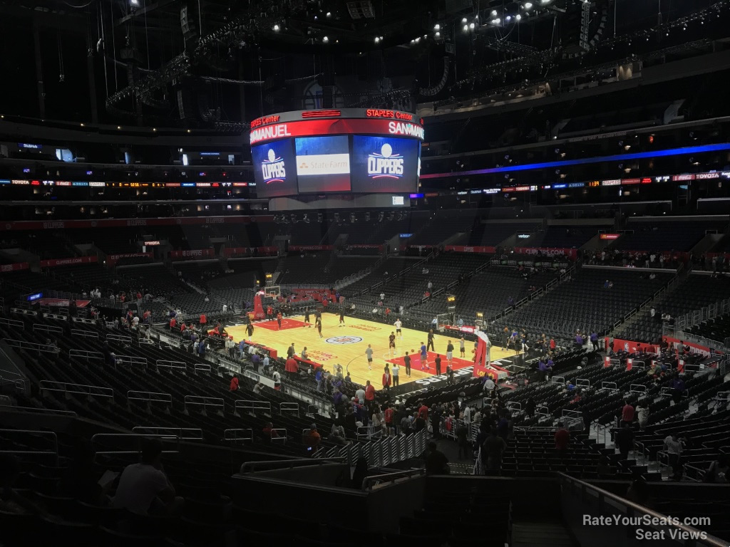 premier 1, row 10 seat view  for basketball - crypto.com arena