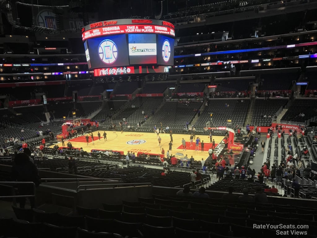 premier 3, row 10 seat view  for basketball - crypto.com arena
