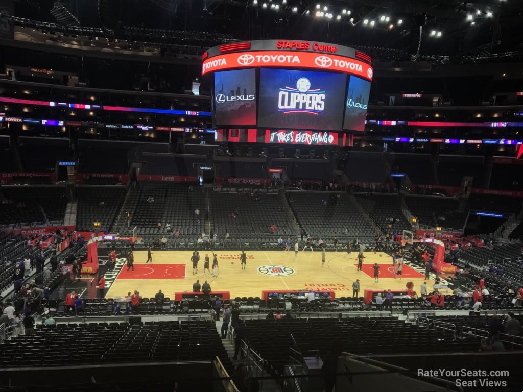 premier 6, row 10 seat view  for basketball - crypto.com arena