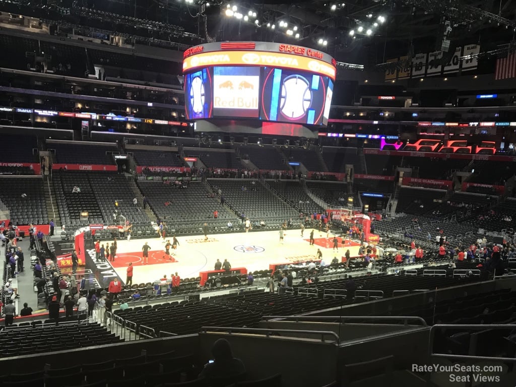 premier 7, row 10 seat view  for basketball - crypto.com arena