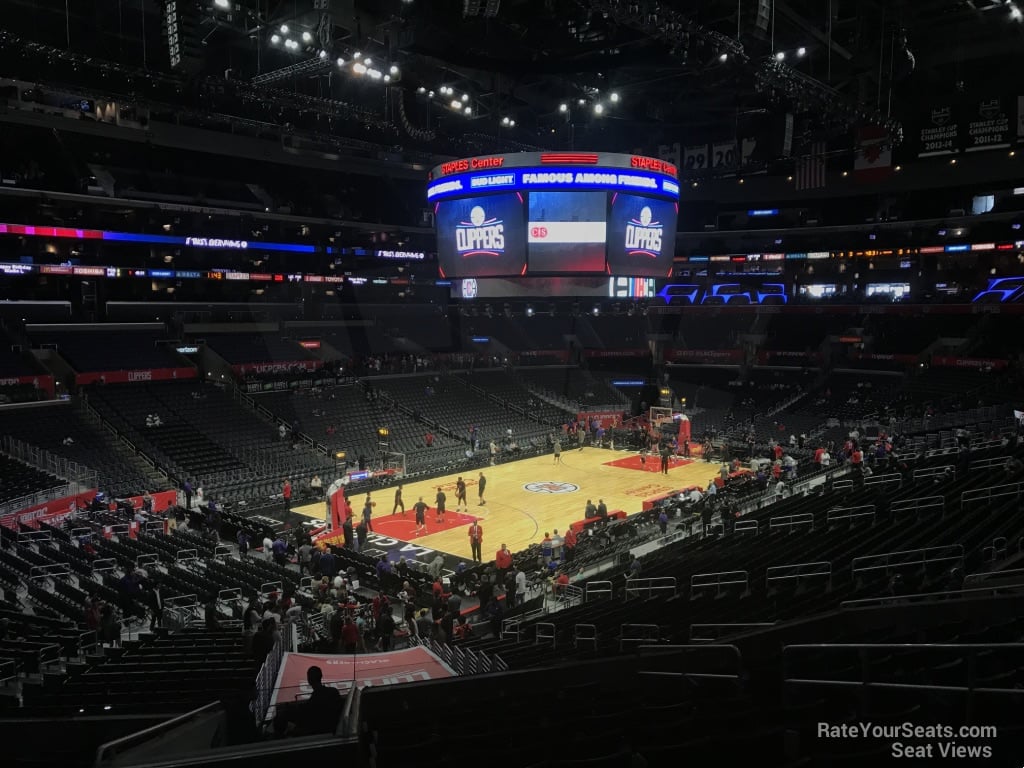 premier 9, row 10 seat view  for basketball - crypto.com arena