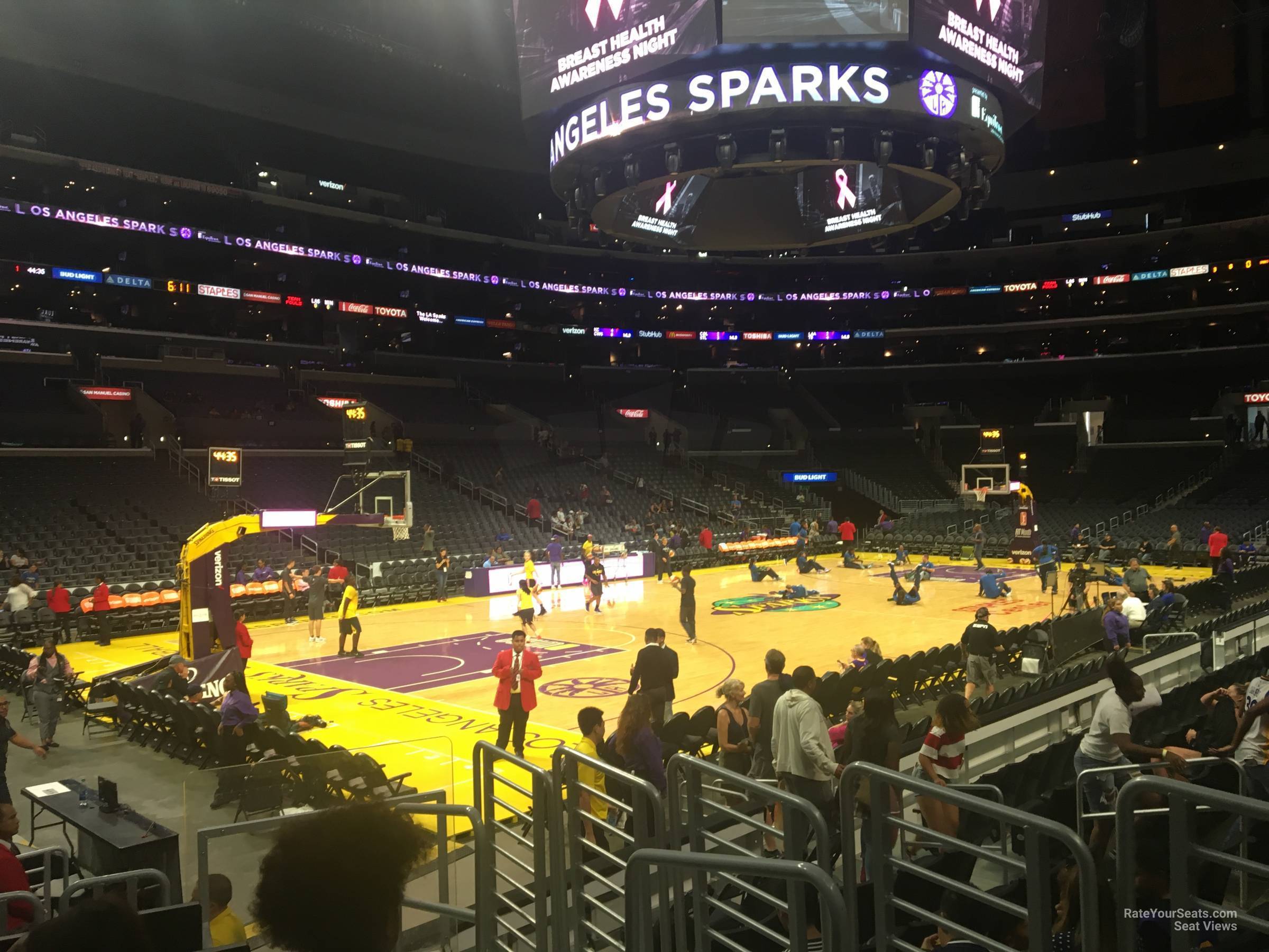 Staples Center Sparks Seating Chart