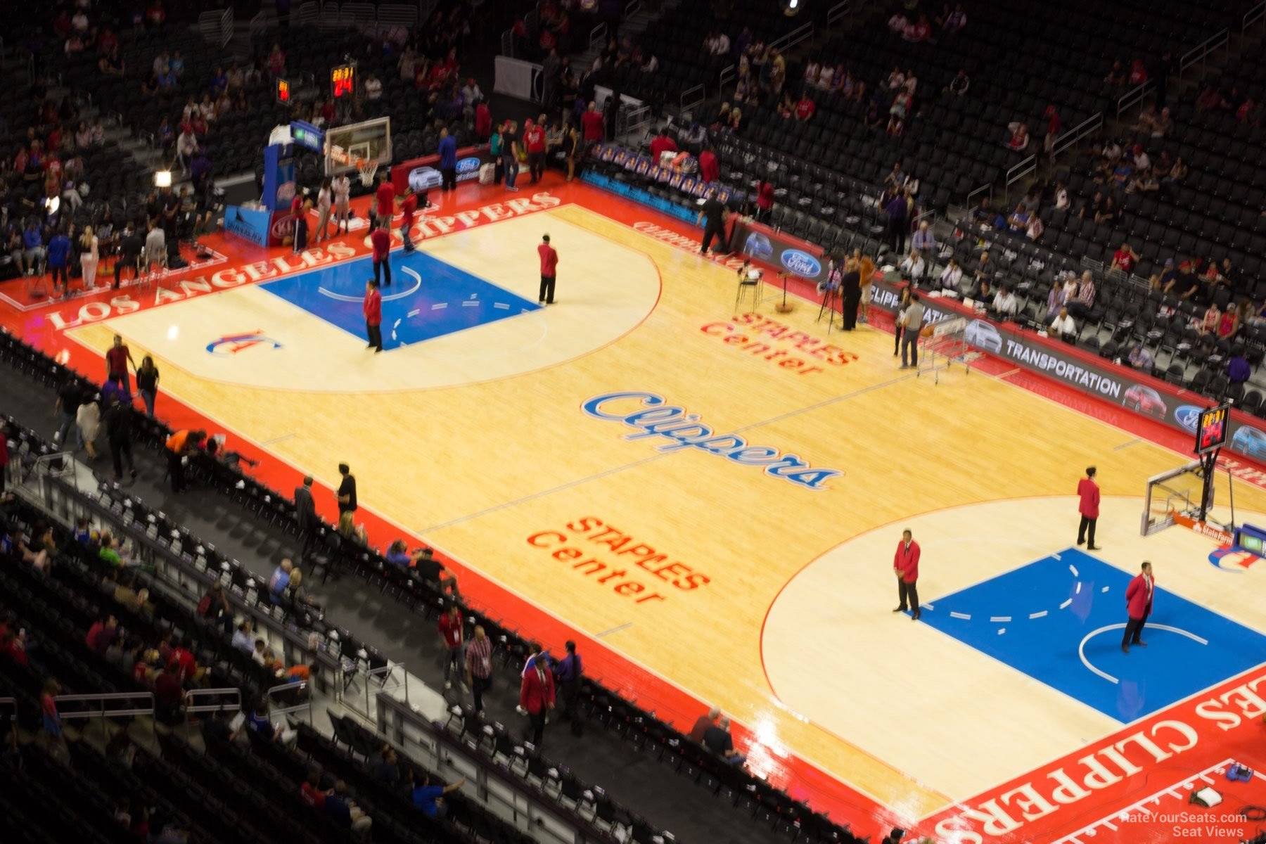 section 314, row 6 seat view  for basketball - crypto.com arena