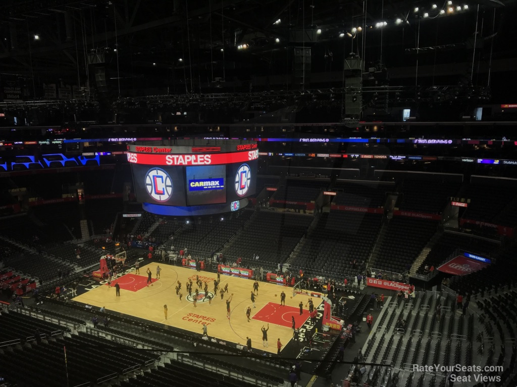 section 315, row 12 seat view  for basketball - crypto.com arena