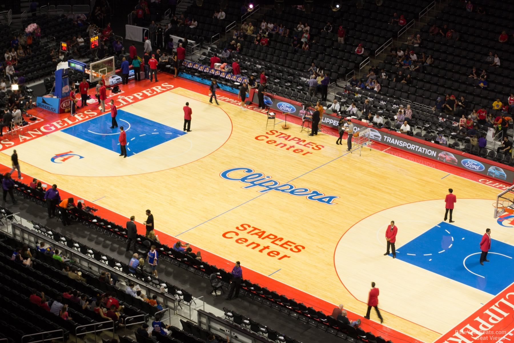 section 315, row 6 seat view  for basketball - crypto.com arena