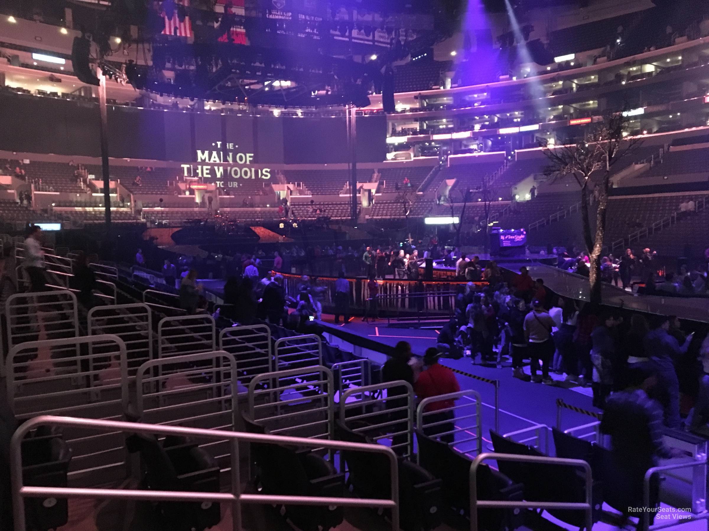 section 110, row 5 seat view  for concert - crypto.com arena