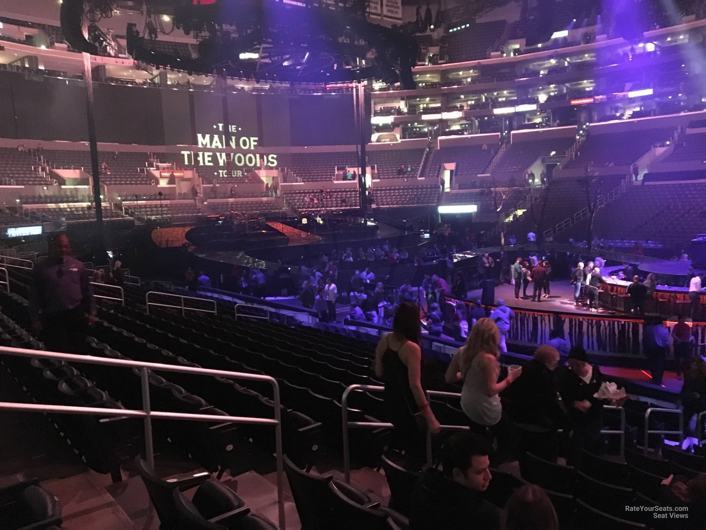 staples center section 111 concert seating rateyourseats com staples center seating chart with rows