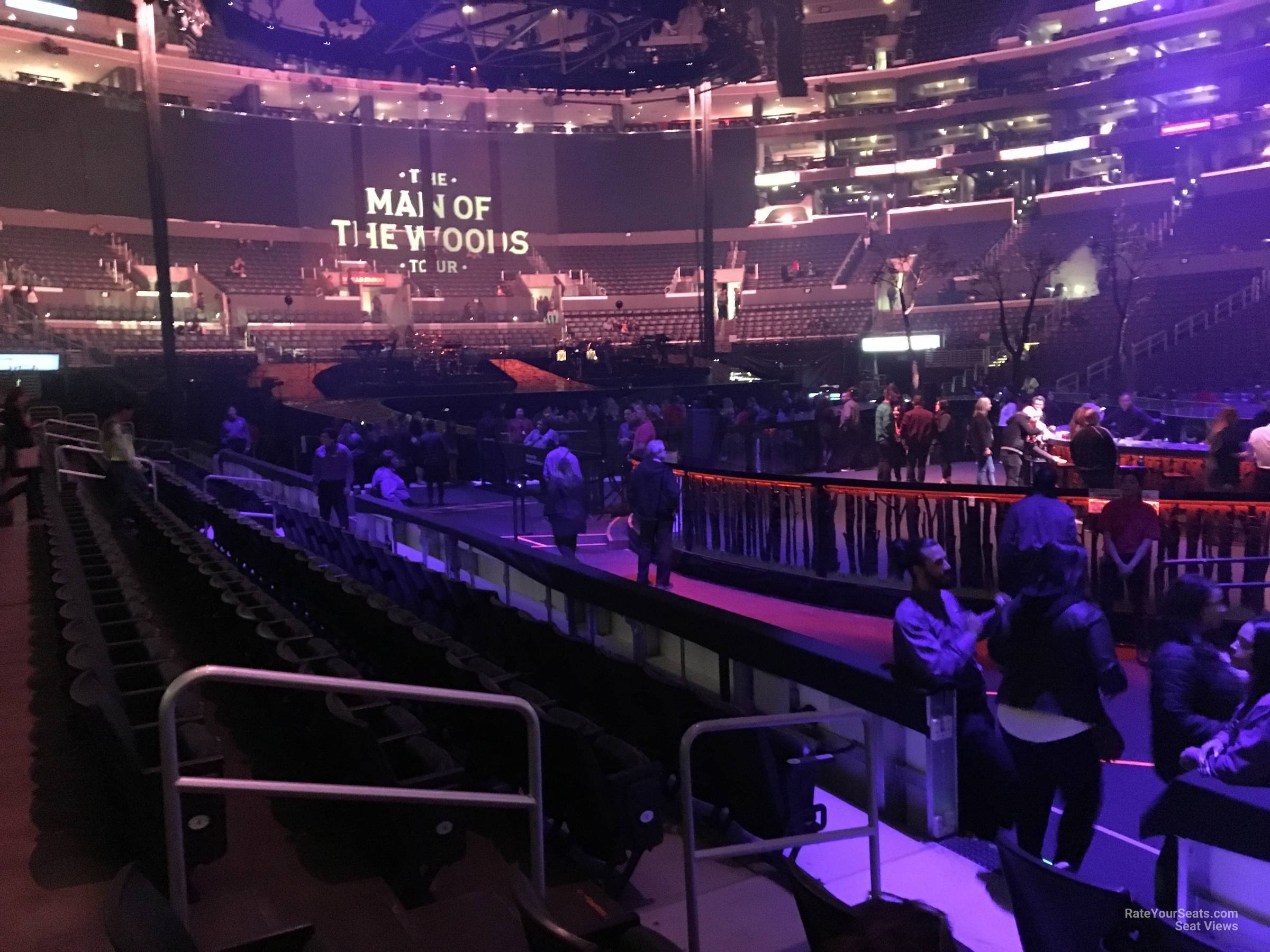 section 111, row 5 seat view  for concert - crypto.com arena