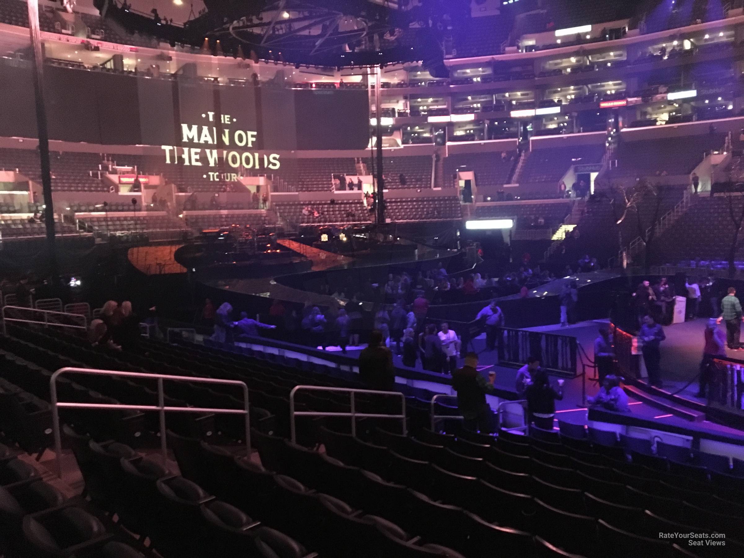 section 112, row 15 seat view  for concert - crypto.com arena