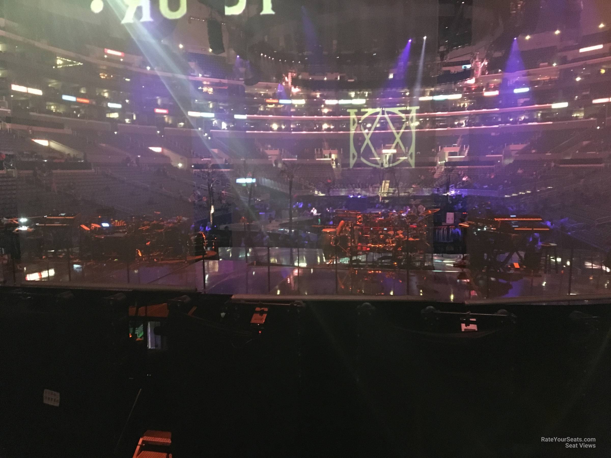 section 115, row 15 seat view  for concert - crypto.com arena