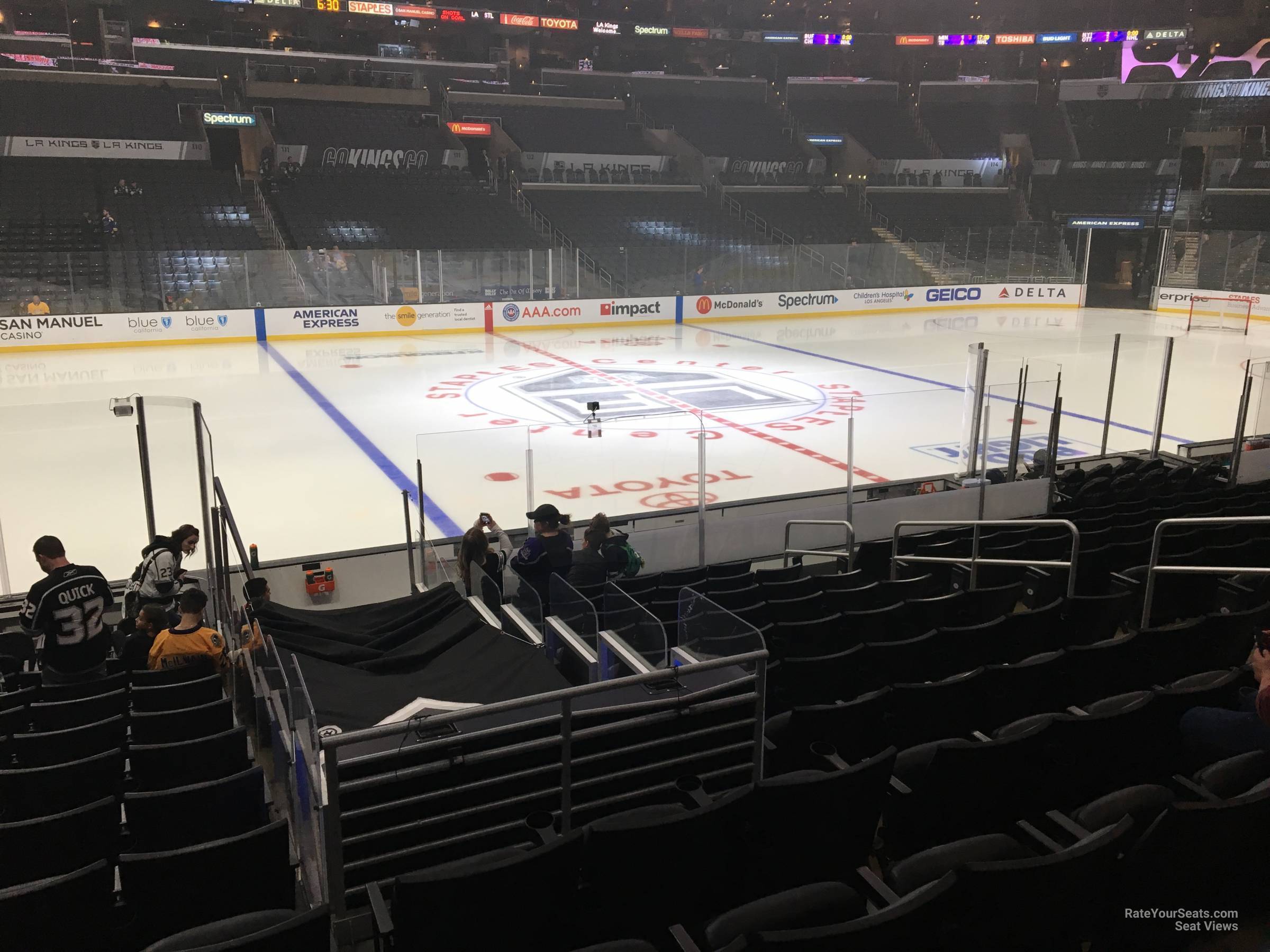 section 102, row 15 seat view  for hockey - crypto.com arena