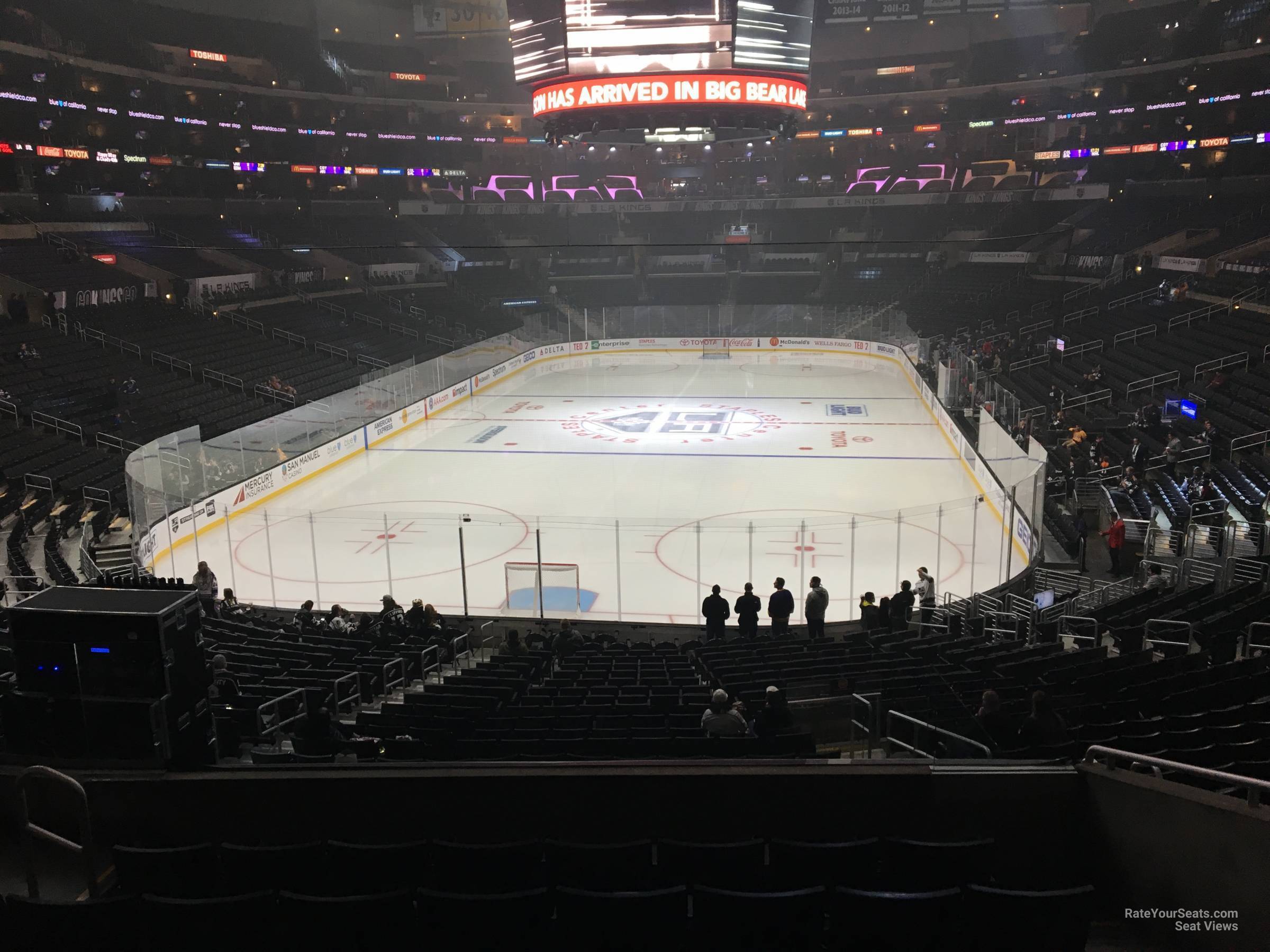 section 207, row 6 seat view  for hockey - crypto.com arena