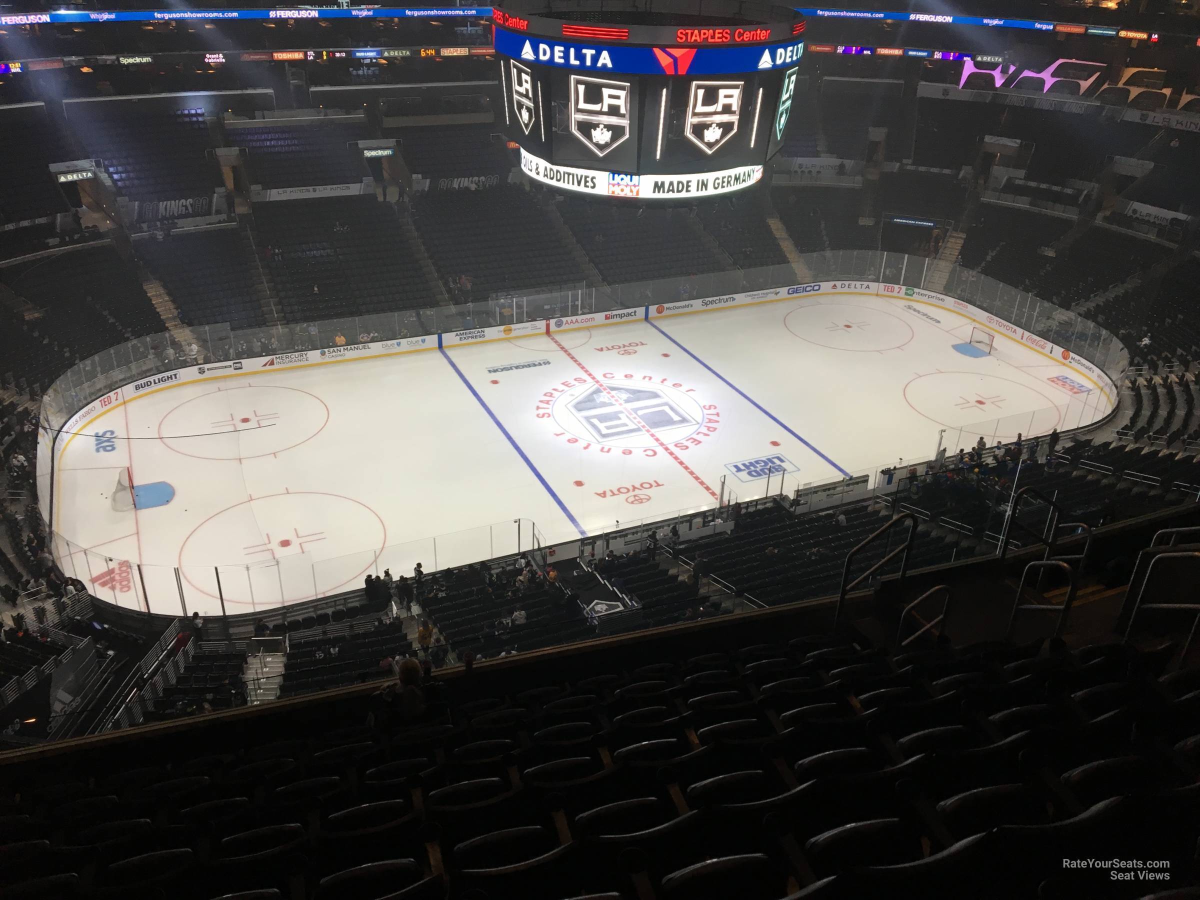 section 303, row 7 seat view  for hockey - crypto.com arena