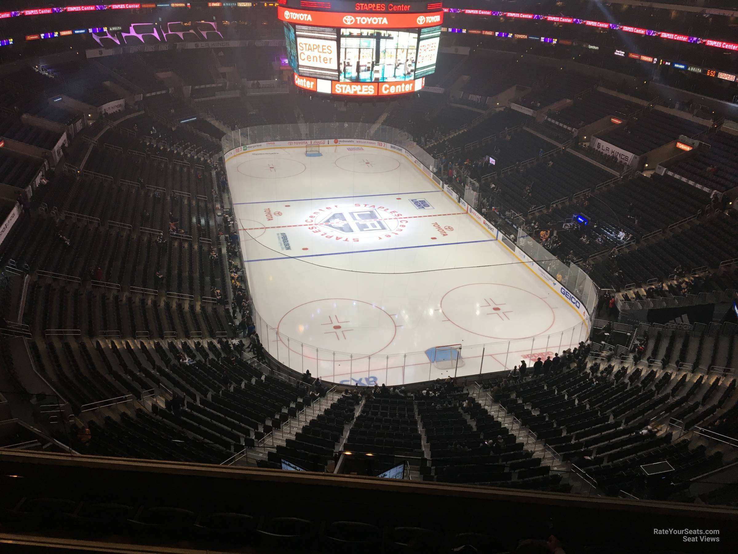 section 311, row 7 seat view  for hockey - crypto.com arena