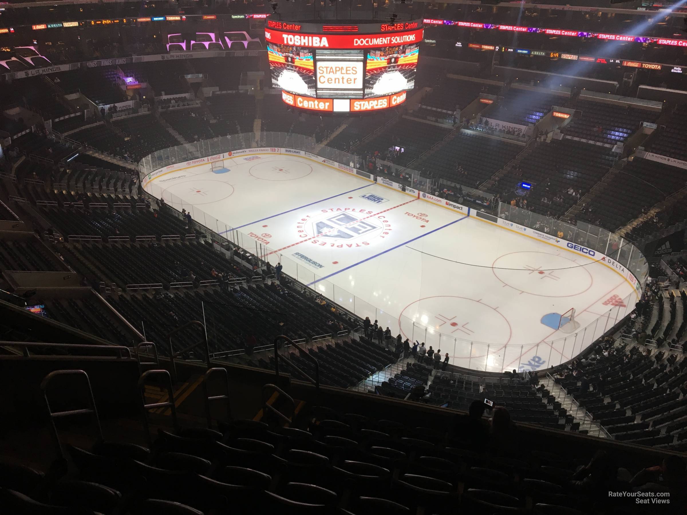 section 314, row 7 seat view  for hockey - crypto.com arena