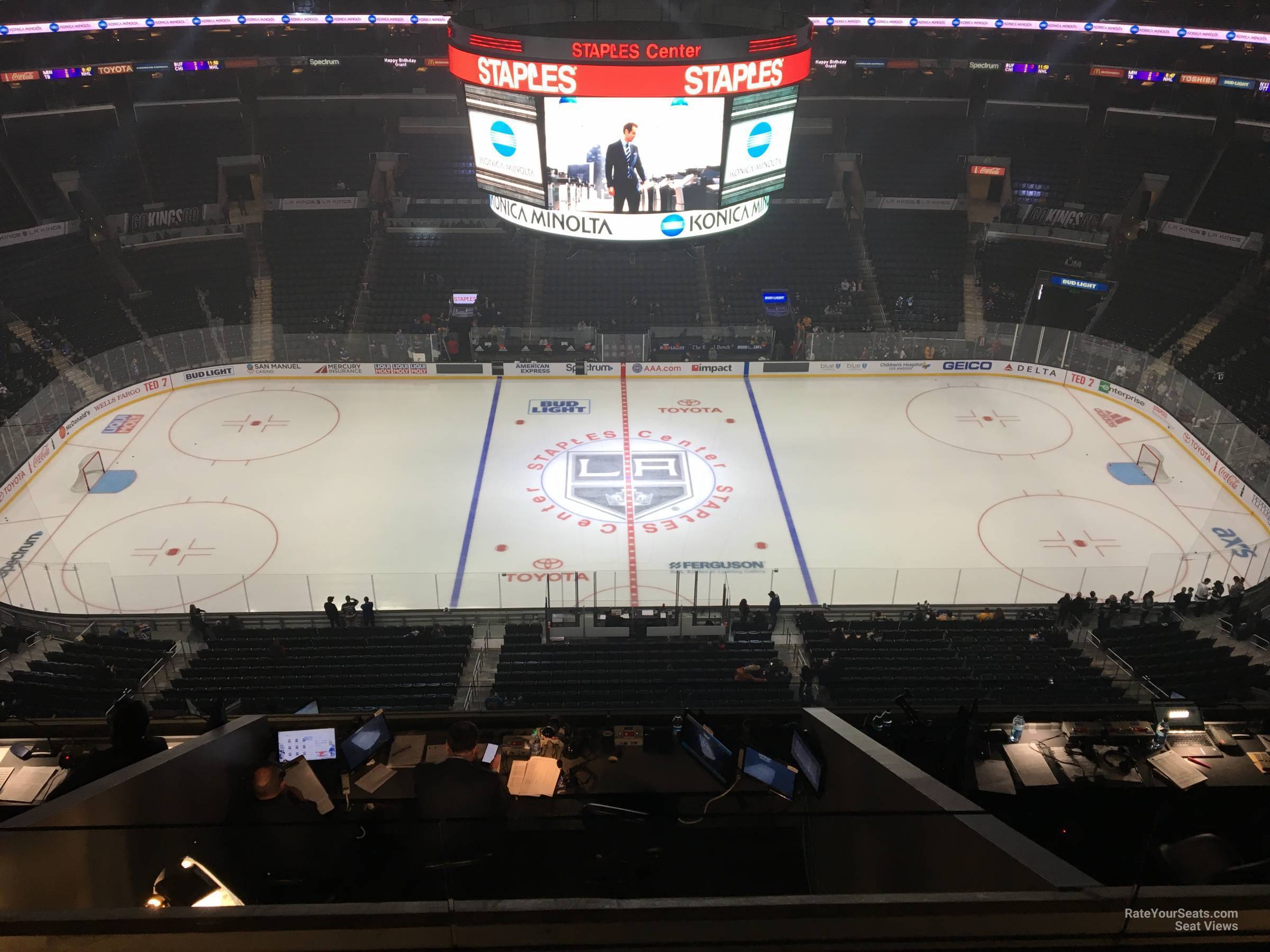 section 318, row 7 seat view  for hockey - crypto.com arena