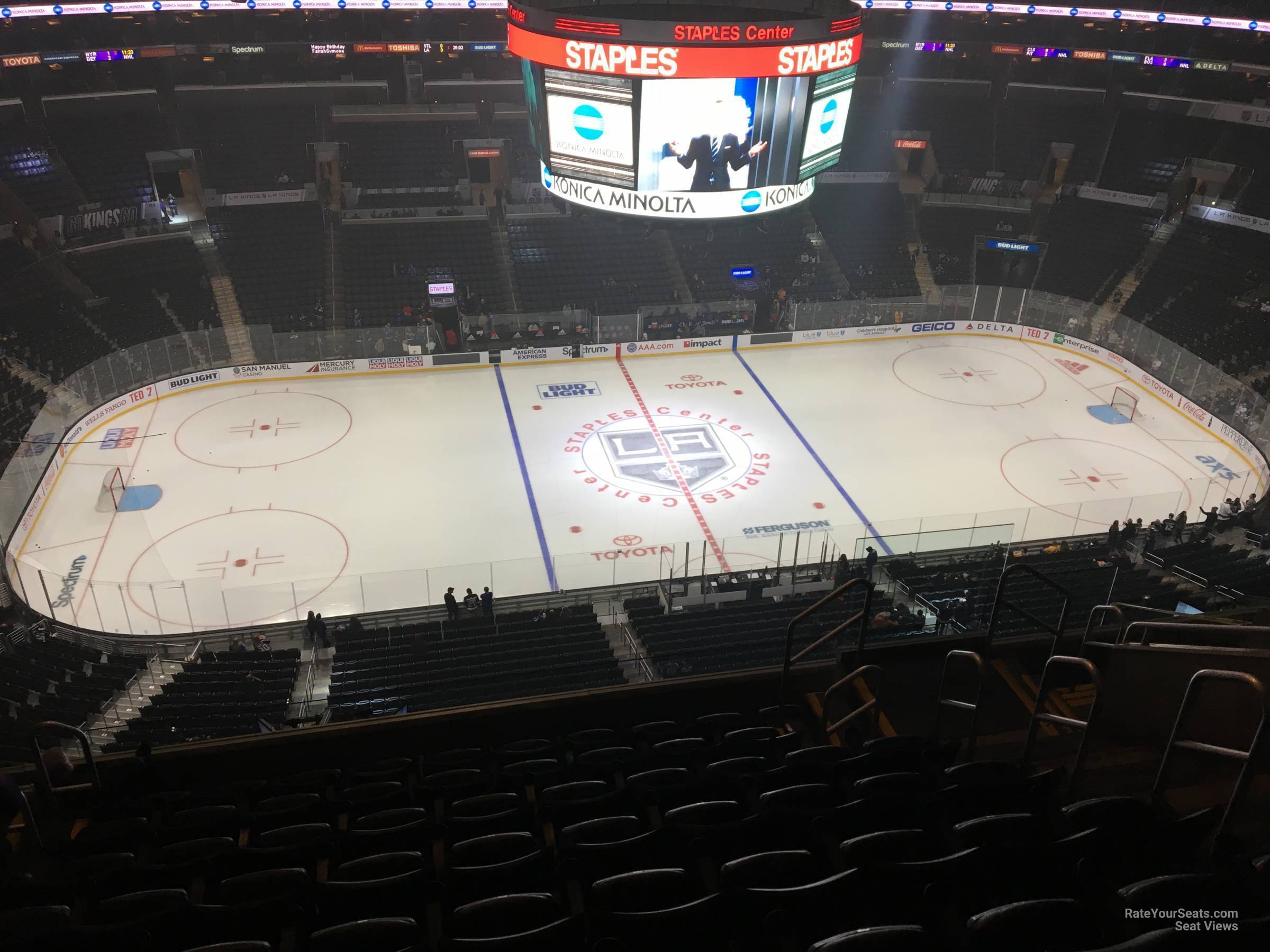 section 319, row 7 seat view  for hockey - crypto.com arena