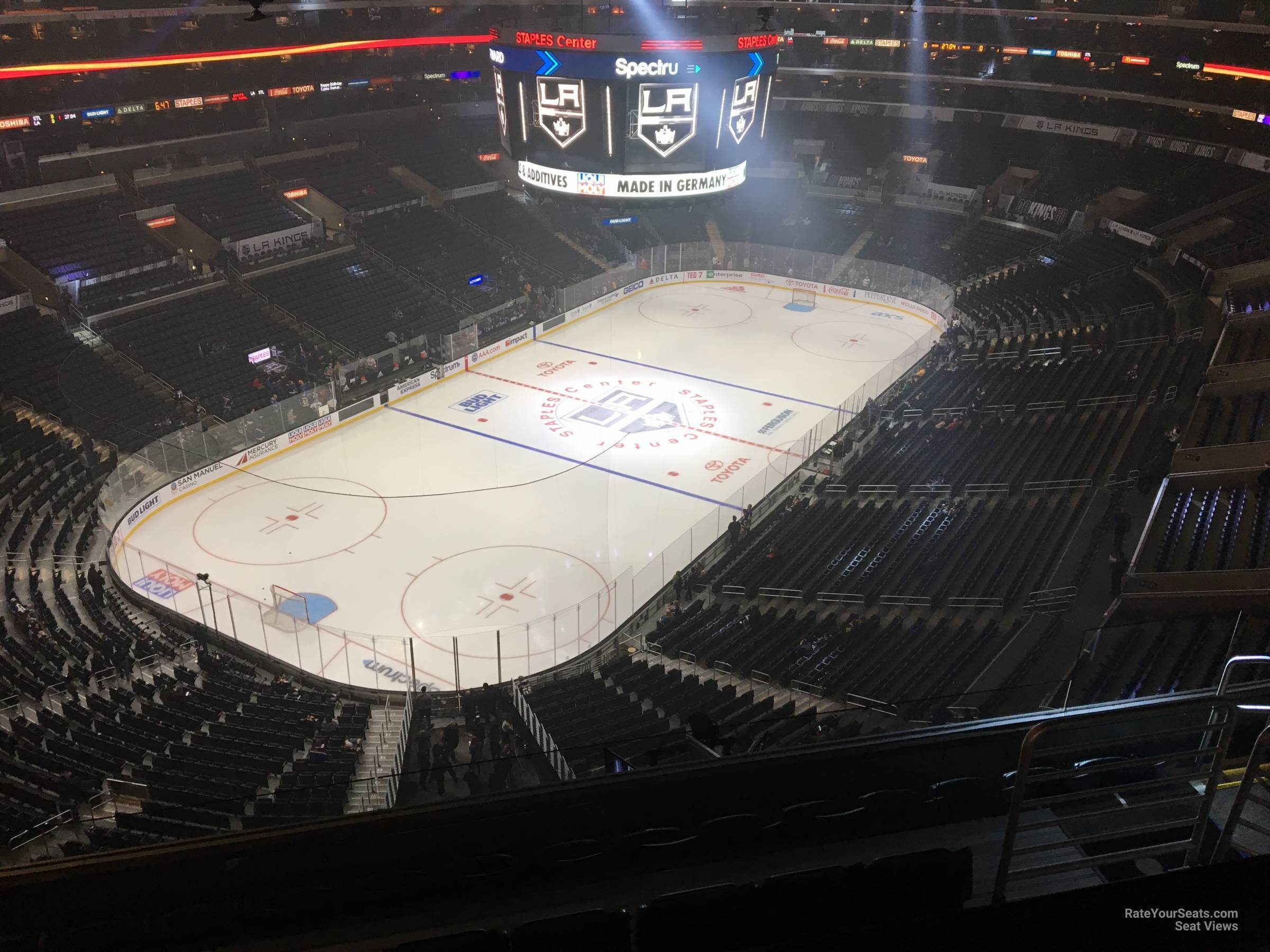 section 323, row 7 seat view  for hockey - crypto.com arena