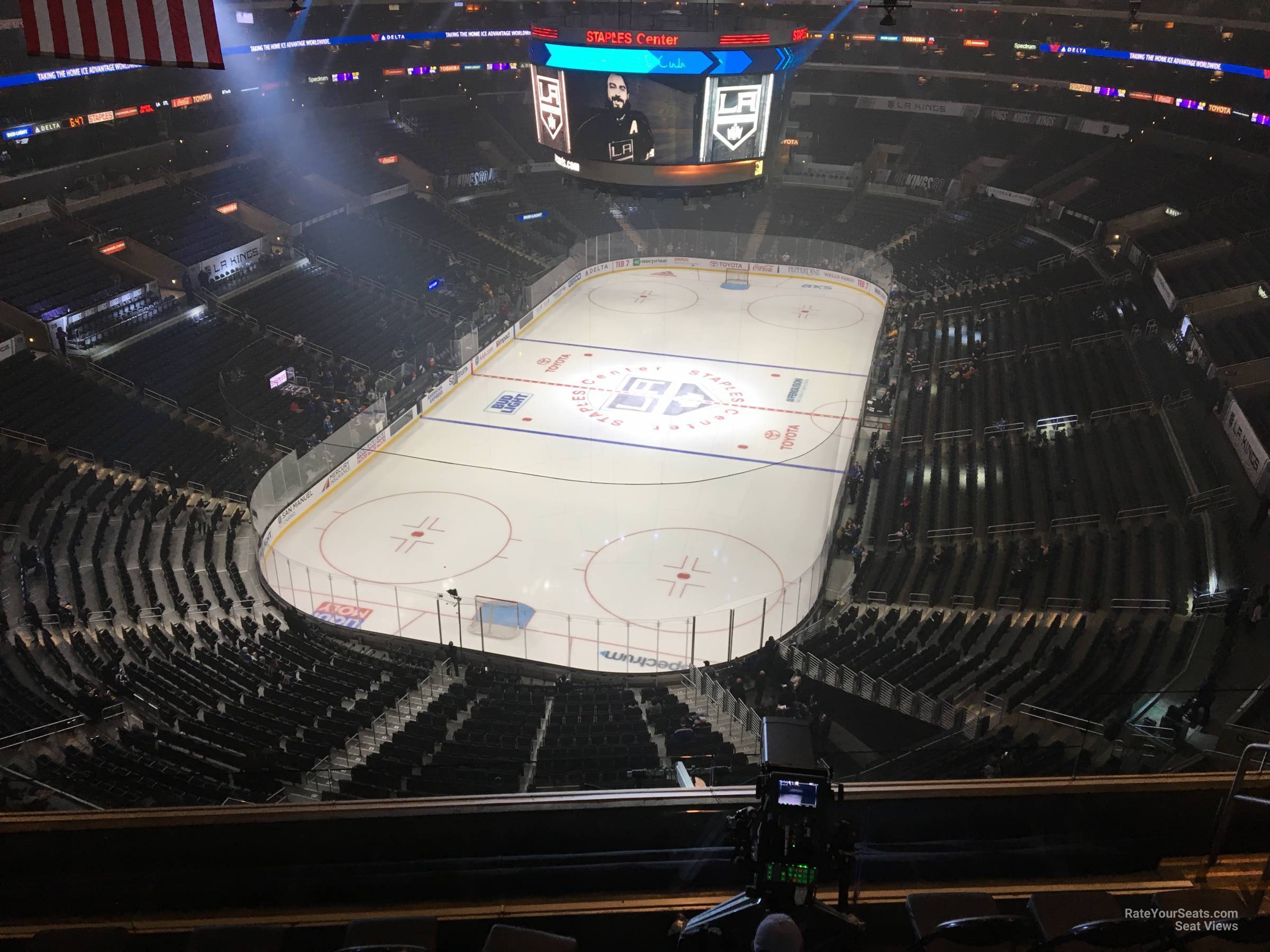 section 325, row 7 seat view  for hockey - crypto.com arena