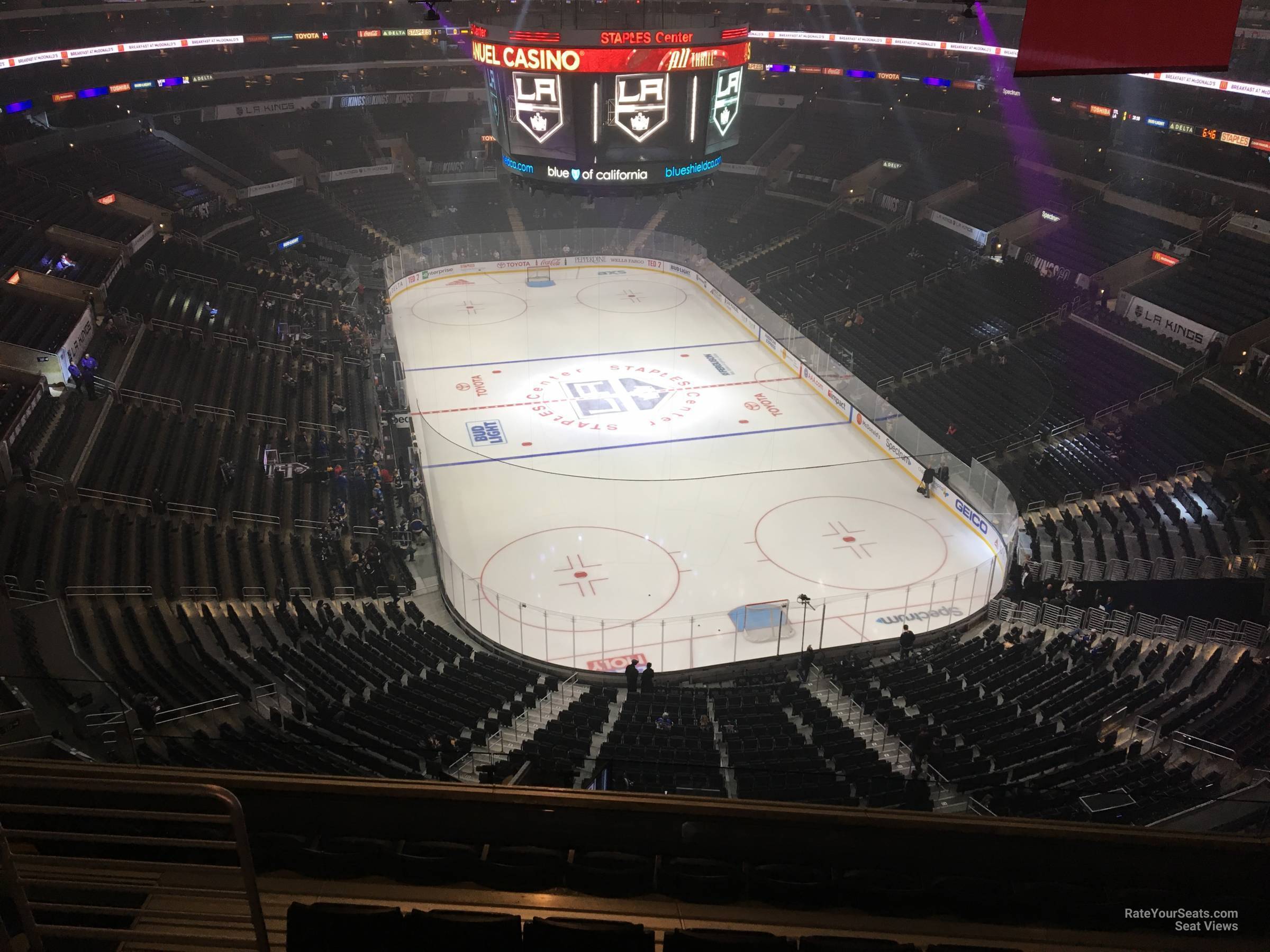 section 328, row 7 seat view  for hockey - crypto.com arena
