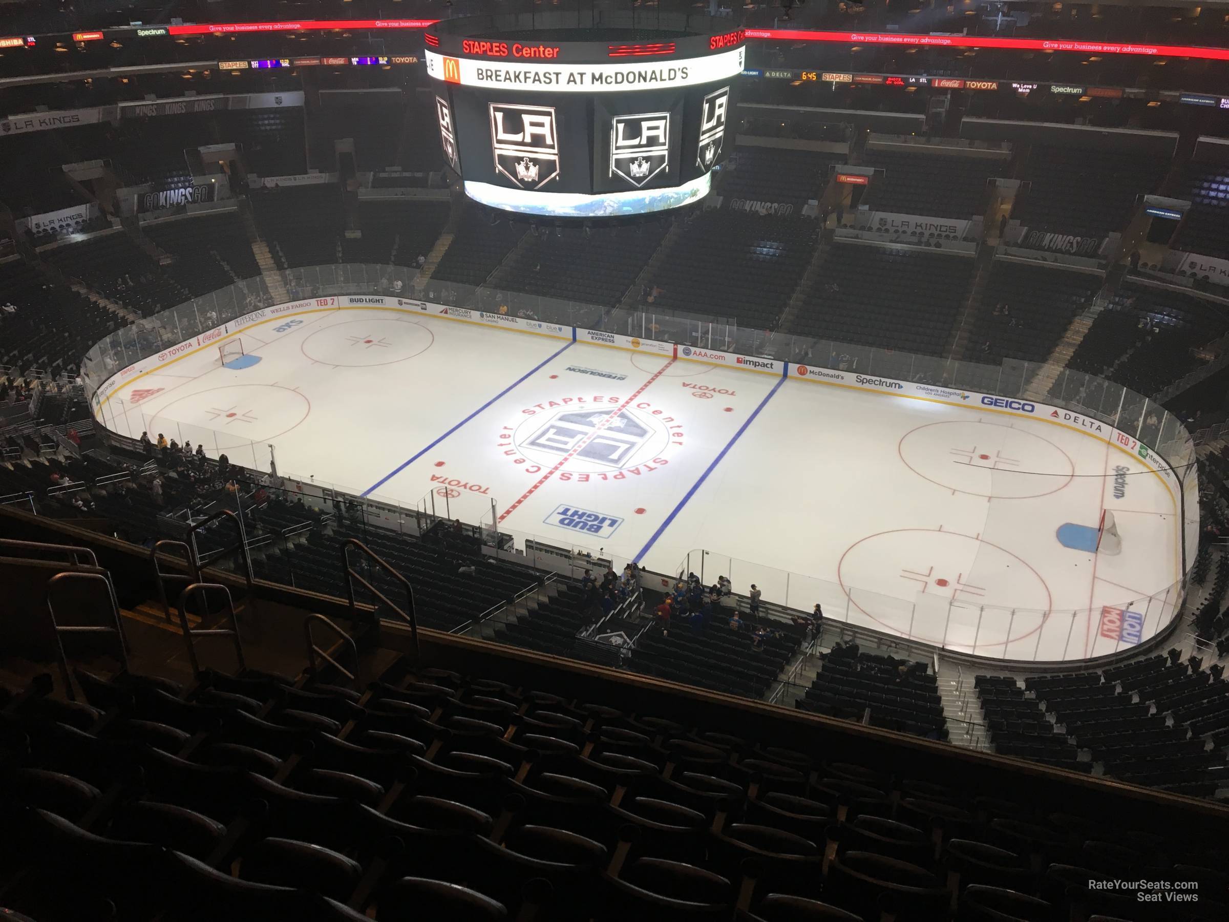 section 333, row 7 seat view  for hockey - crypto.com arena