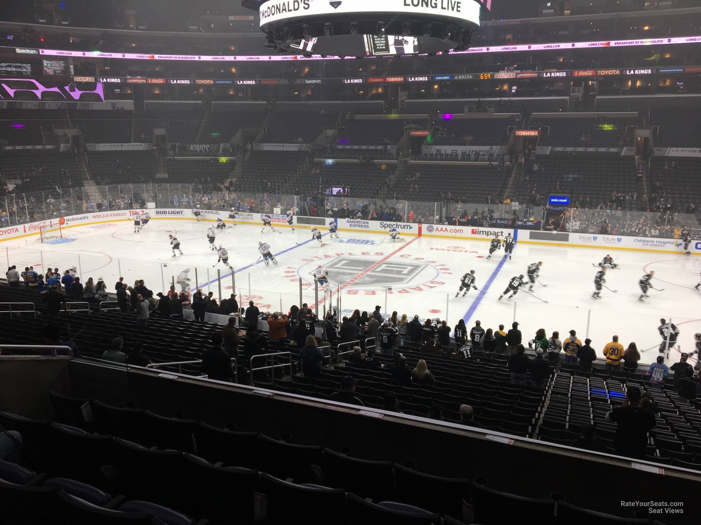 premier 13, row 5 seat view  for hockey - crypto.com arena