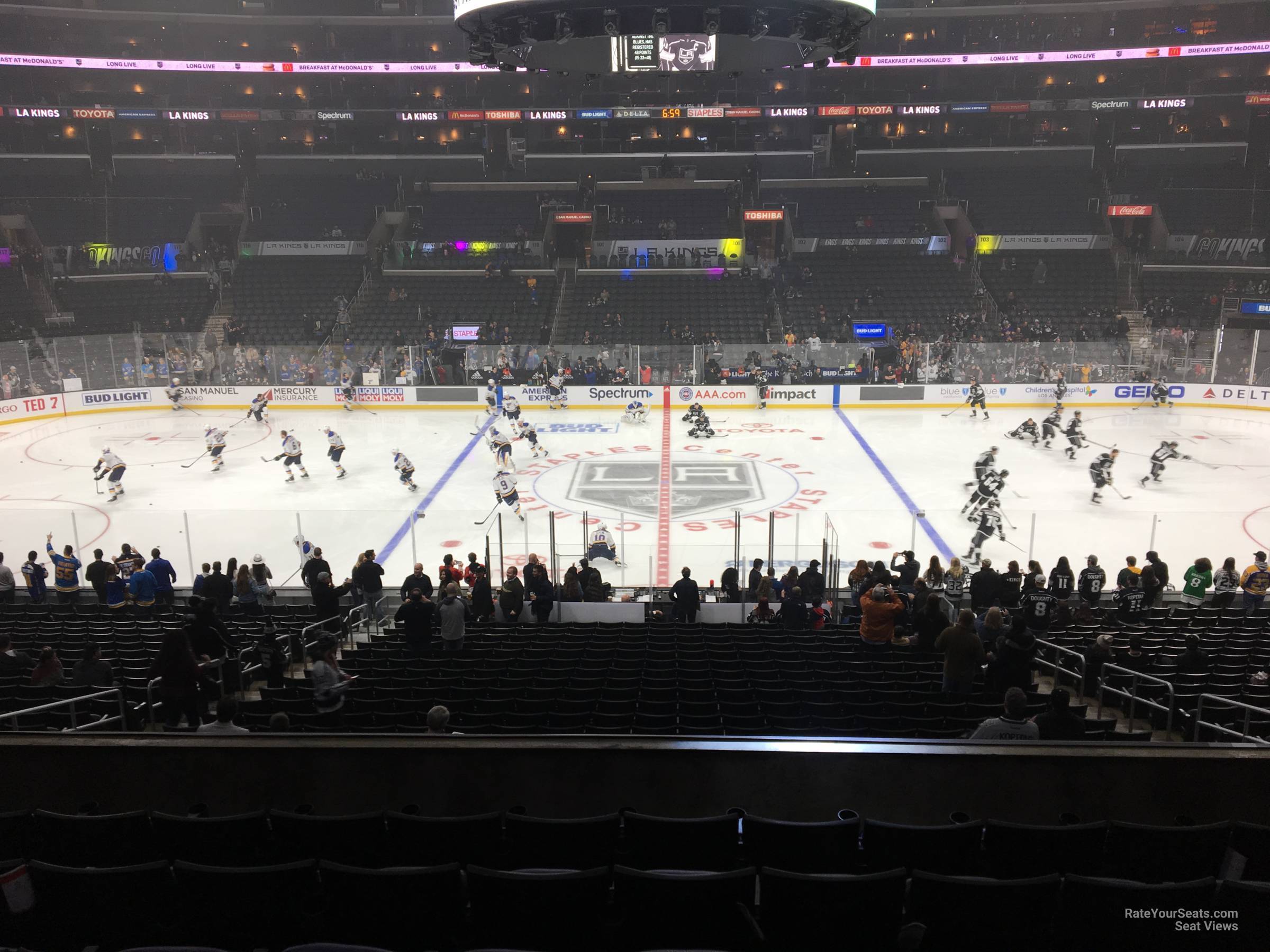 premier 14, row 5 seat view  for hockey - crypto.com arena