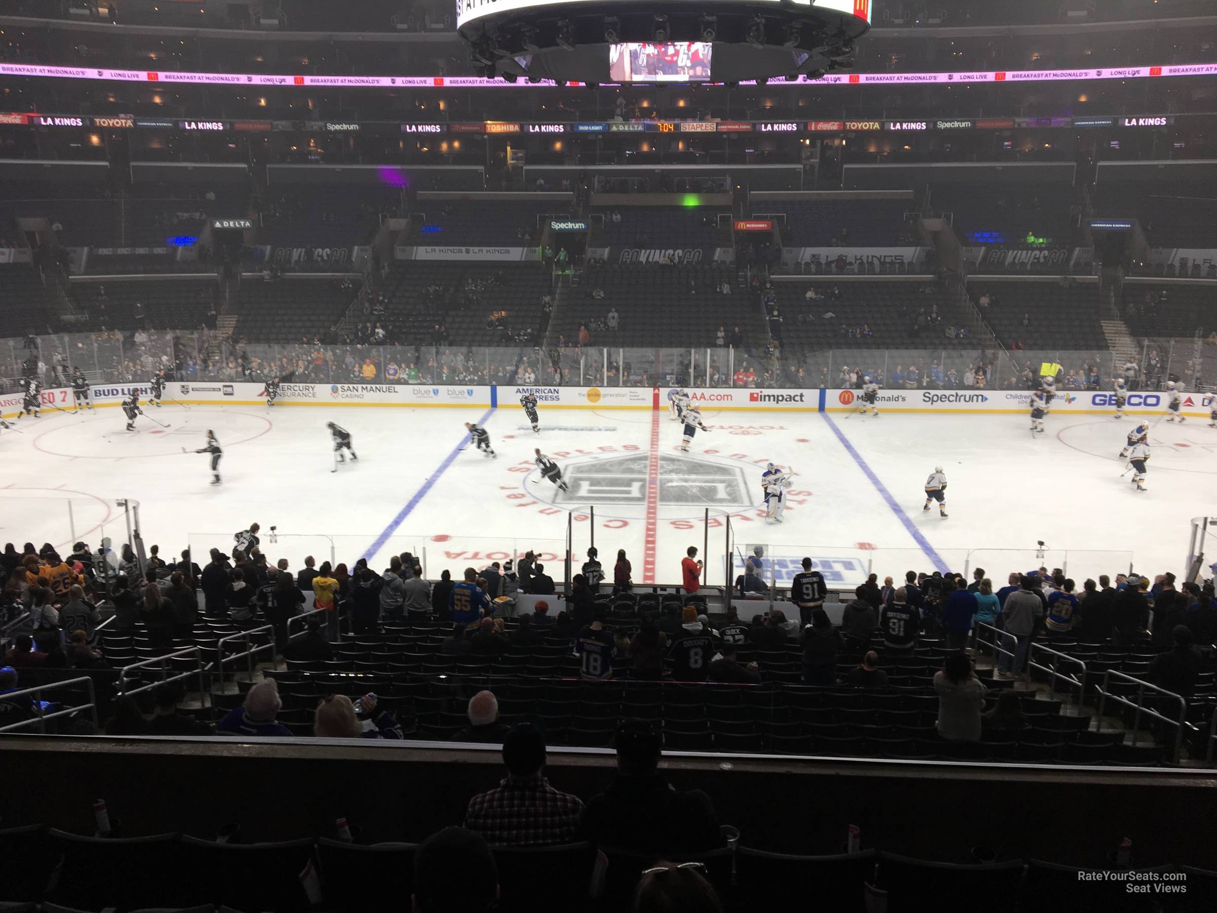 premier 5, row 5 seat view  for hockey - crypto.com arena