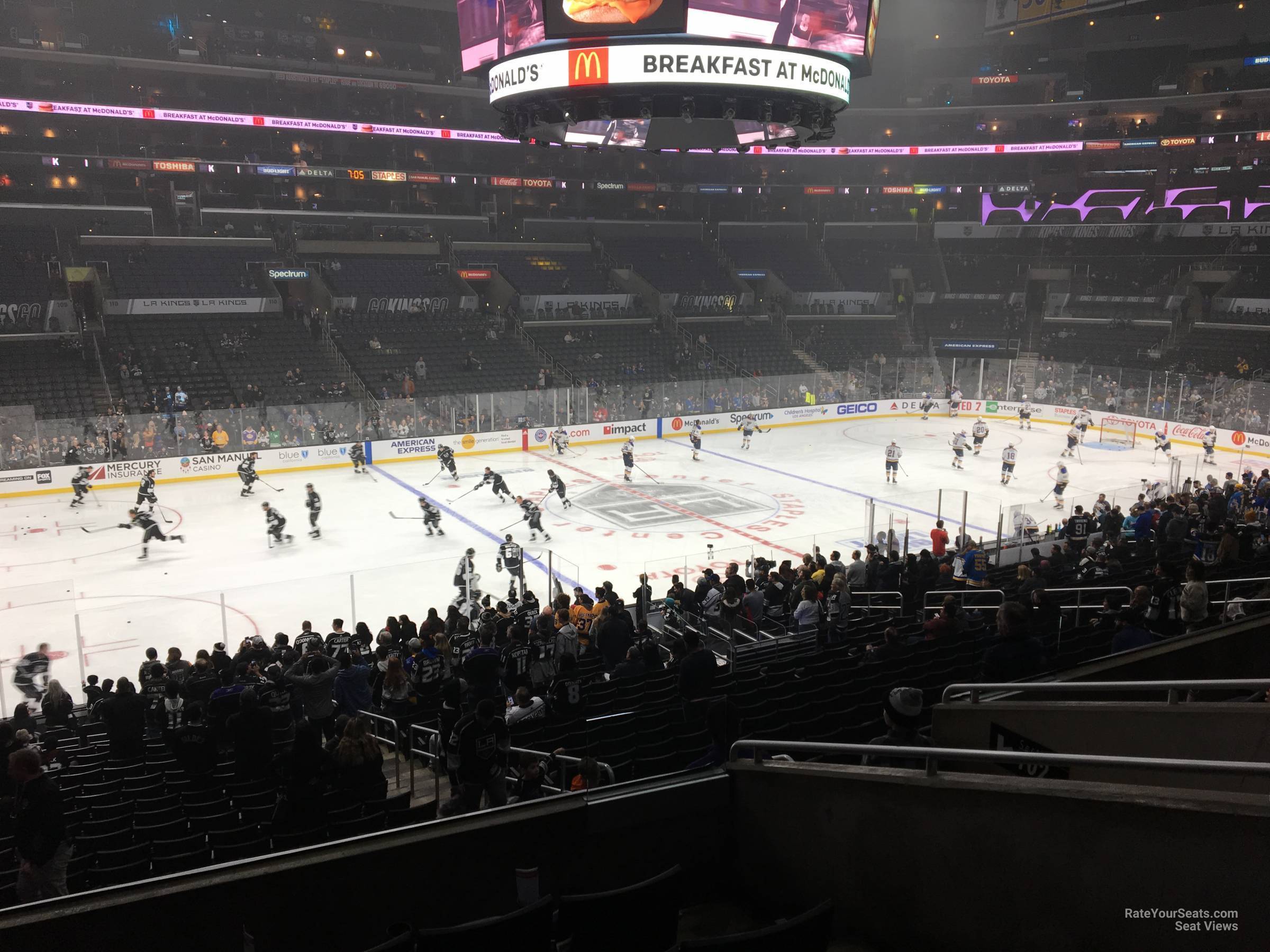 premier 7, row 5 seat view  for hockey - crypto.com arena