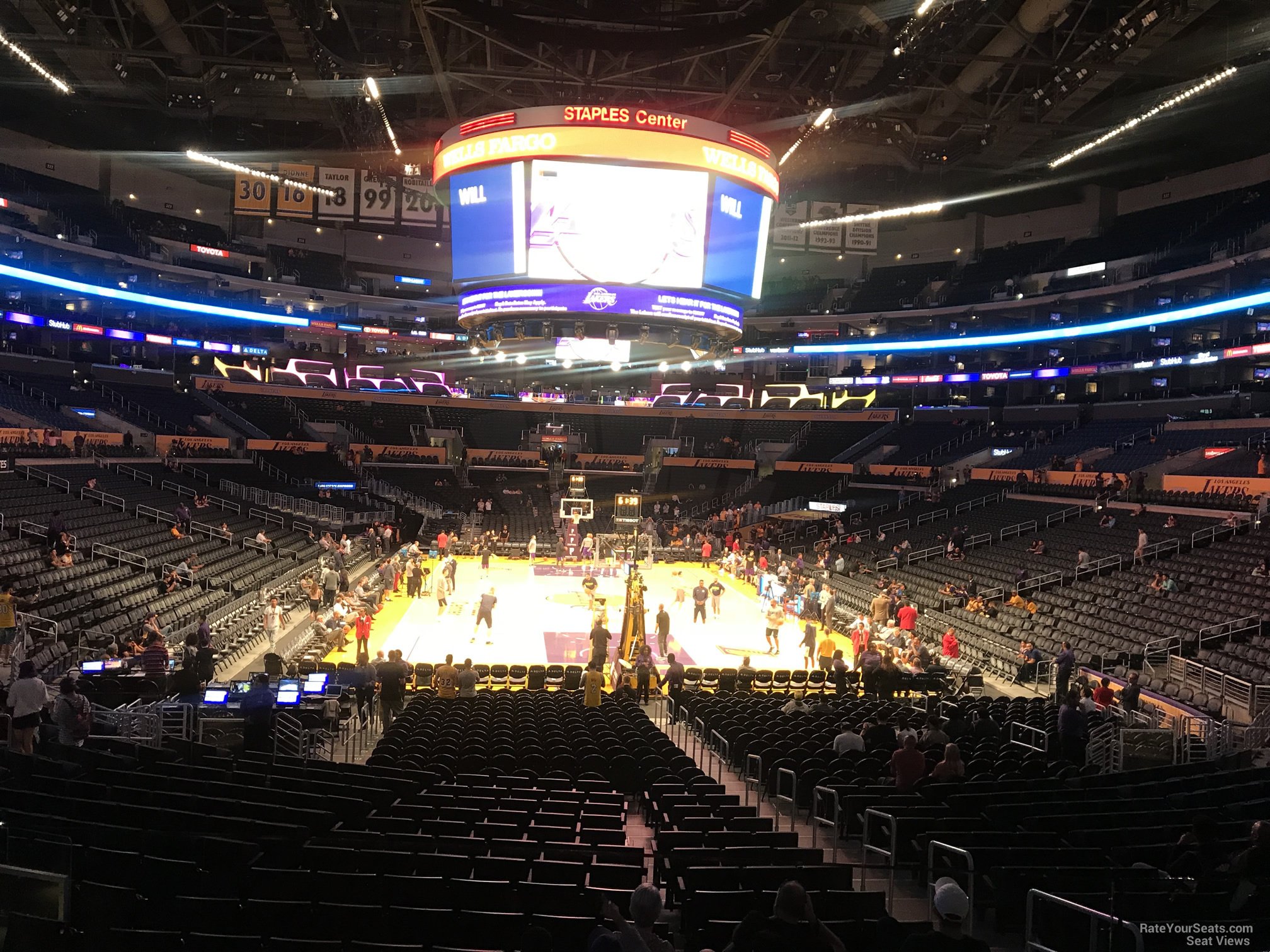 Staples Center Basketball Seating Chart