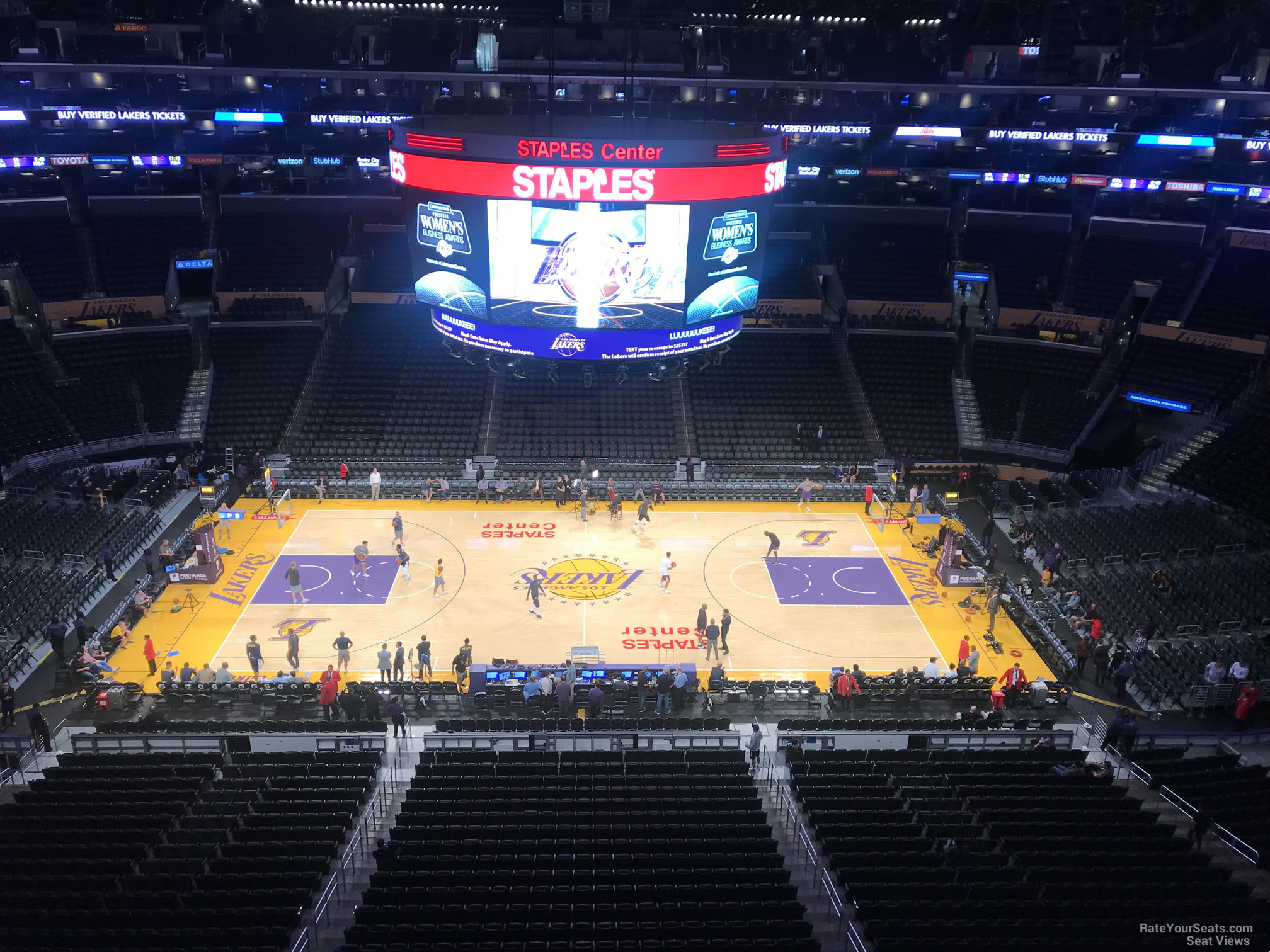 Staples Center Seating Chart Clippers