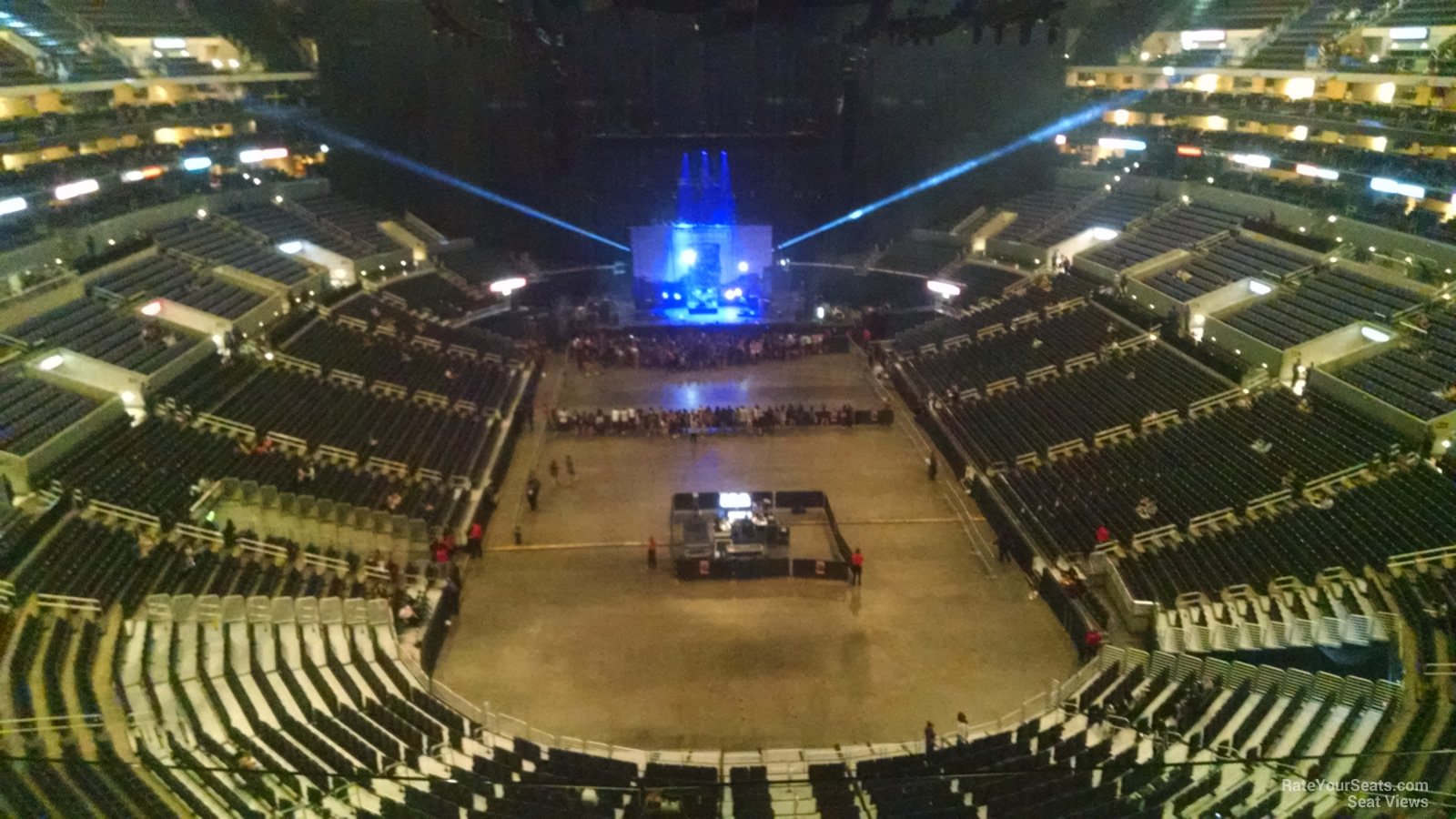 section 310, row 3 seat view  for concert - crypto.com arena