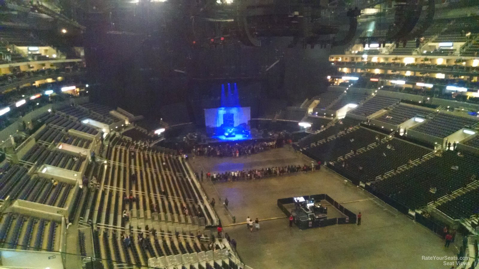 section 312, row 3 seat view  for concert - crypto.com arena