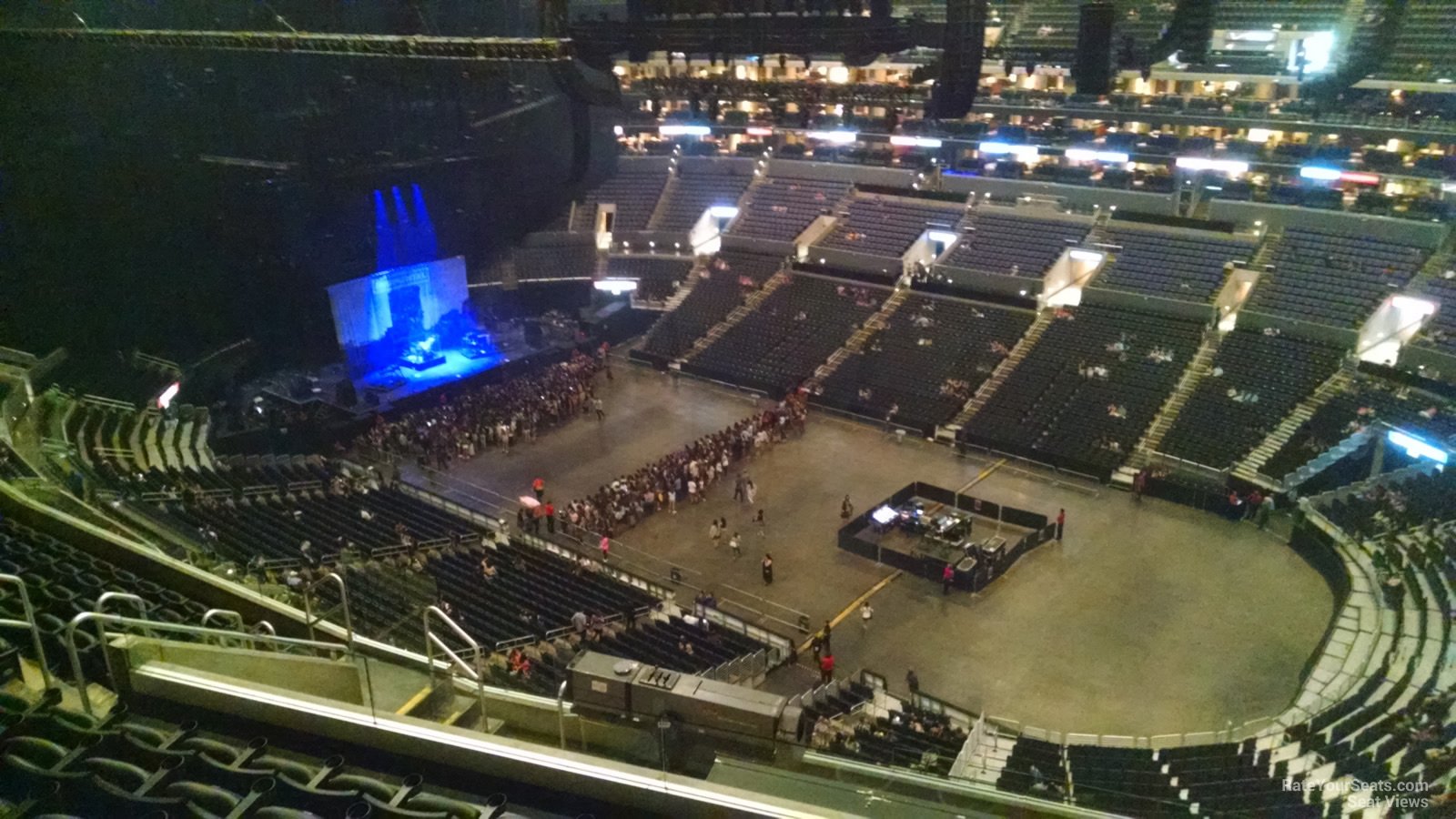 section 315, row 12 seat view  for concert - crypto.com arena