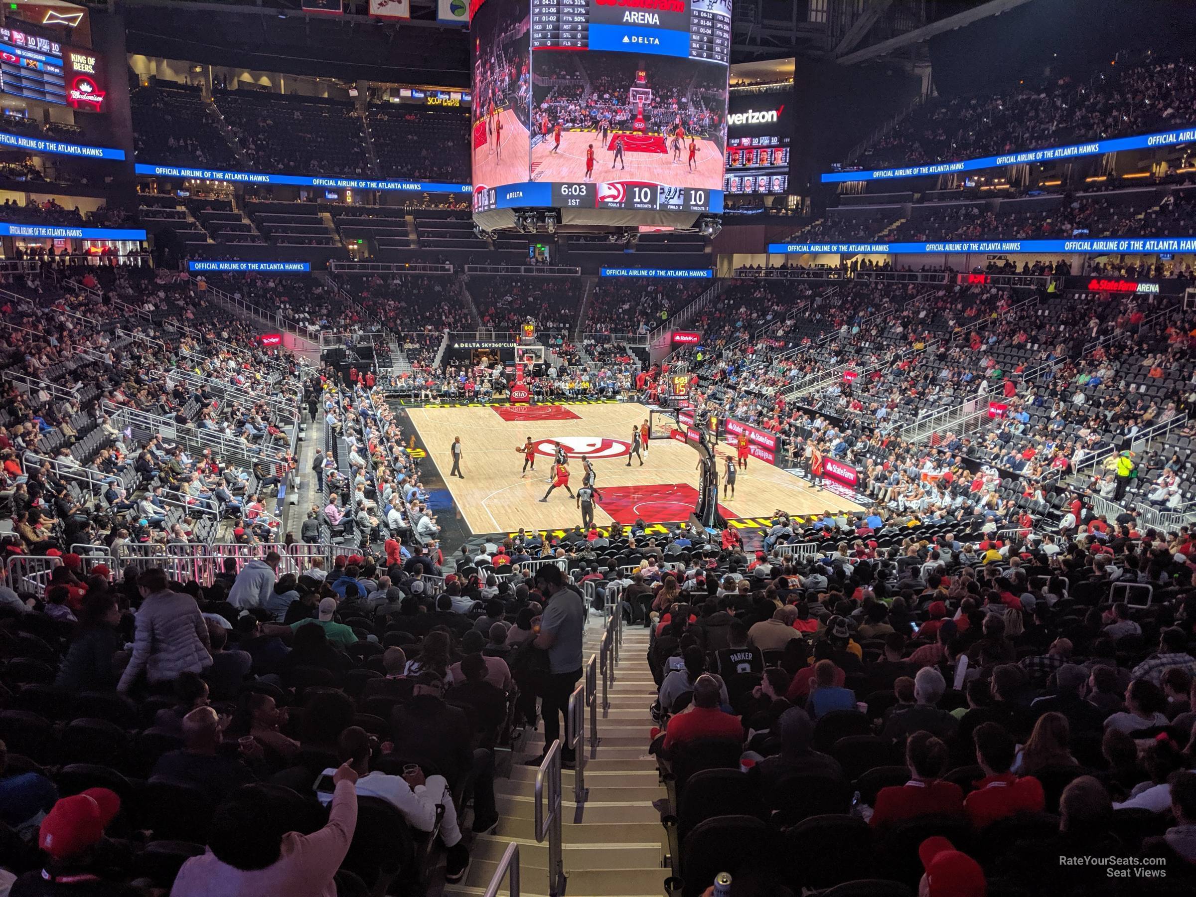 Section 103 at State Farm Arena Atlanta Hawks