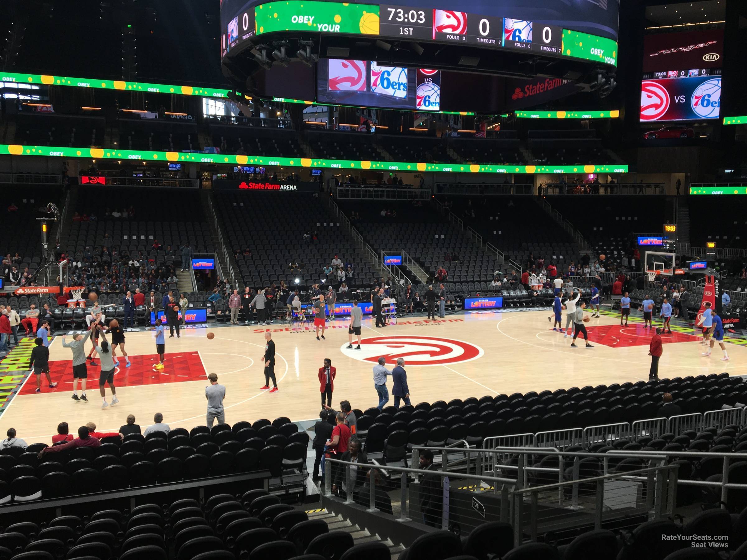 State Farm Arena Section 109 Atlanta Hawks