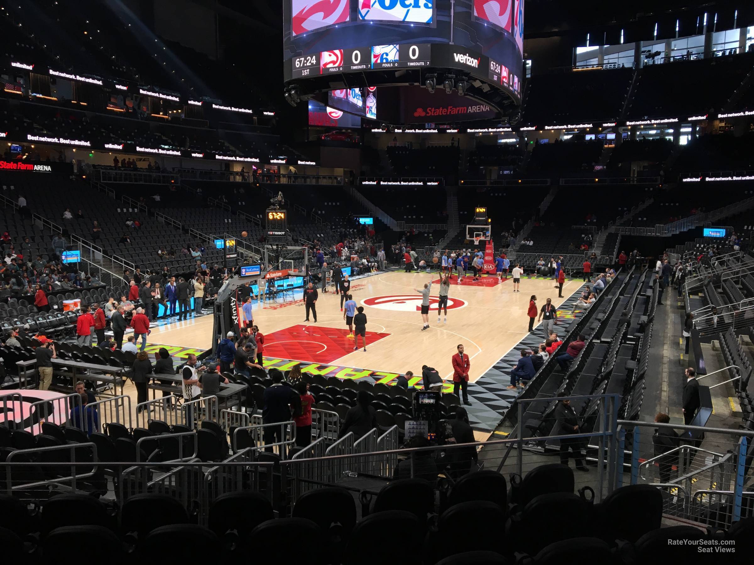 State Farm Arena Section 112 Atlanta Hawks