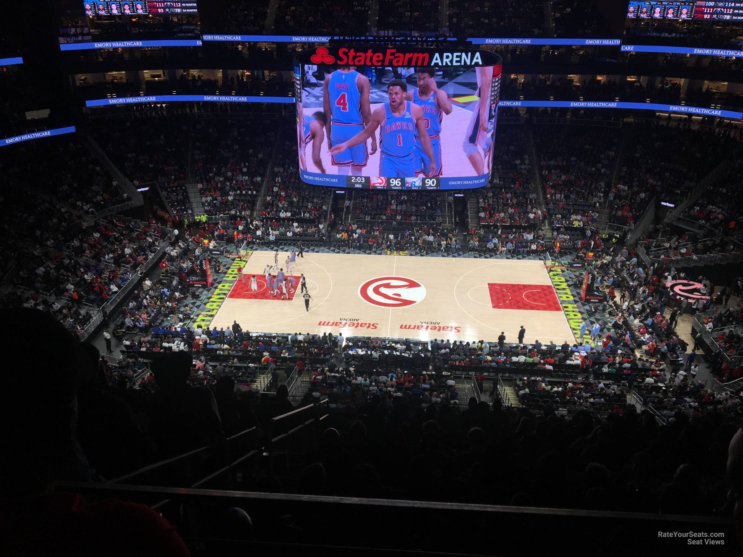 Section 222 at State Farm Arena Atlanta Hawks
