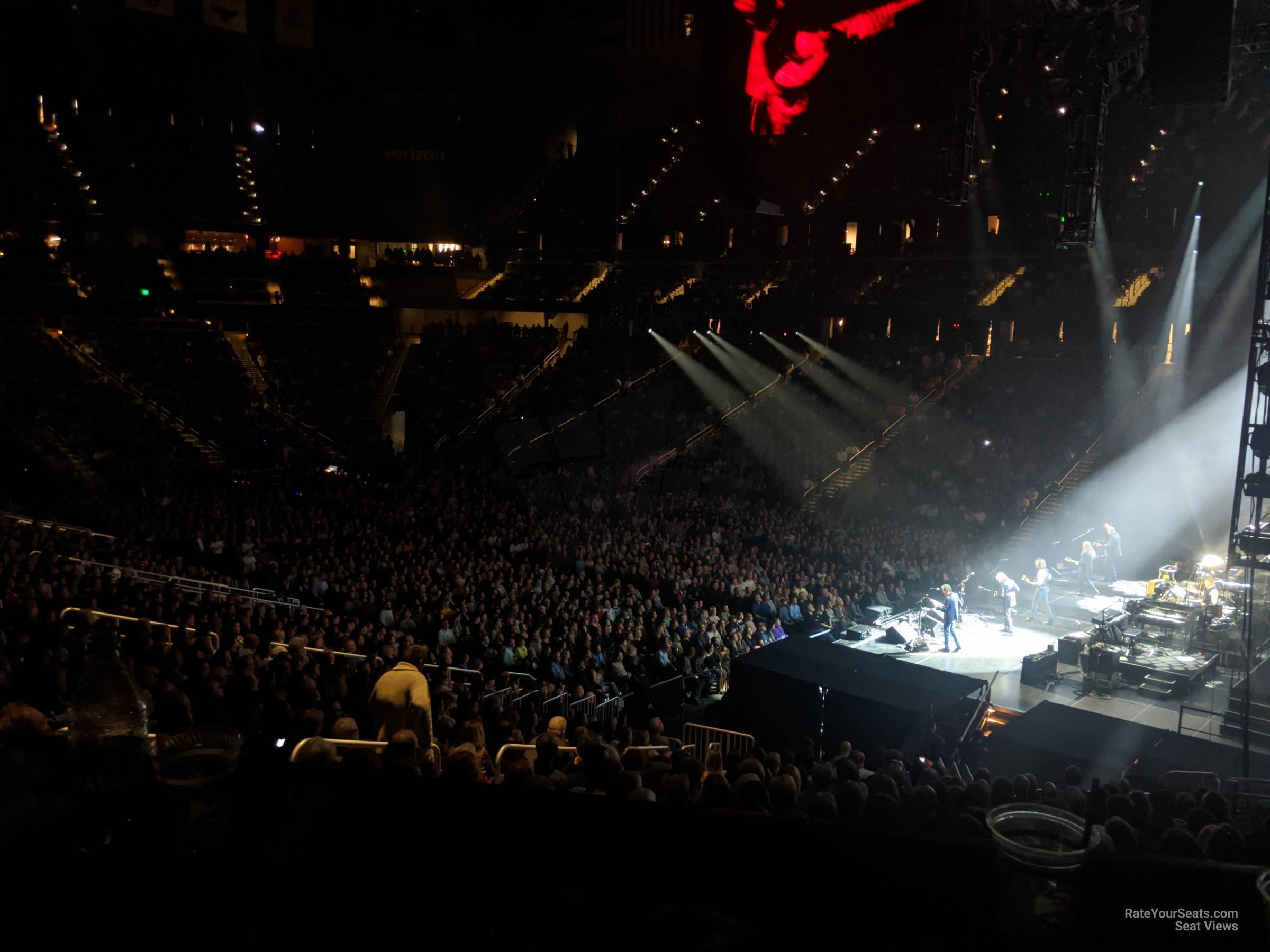 section 105, row z seat view  for concert - state farm arena