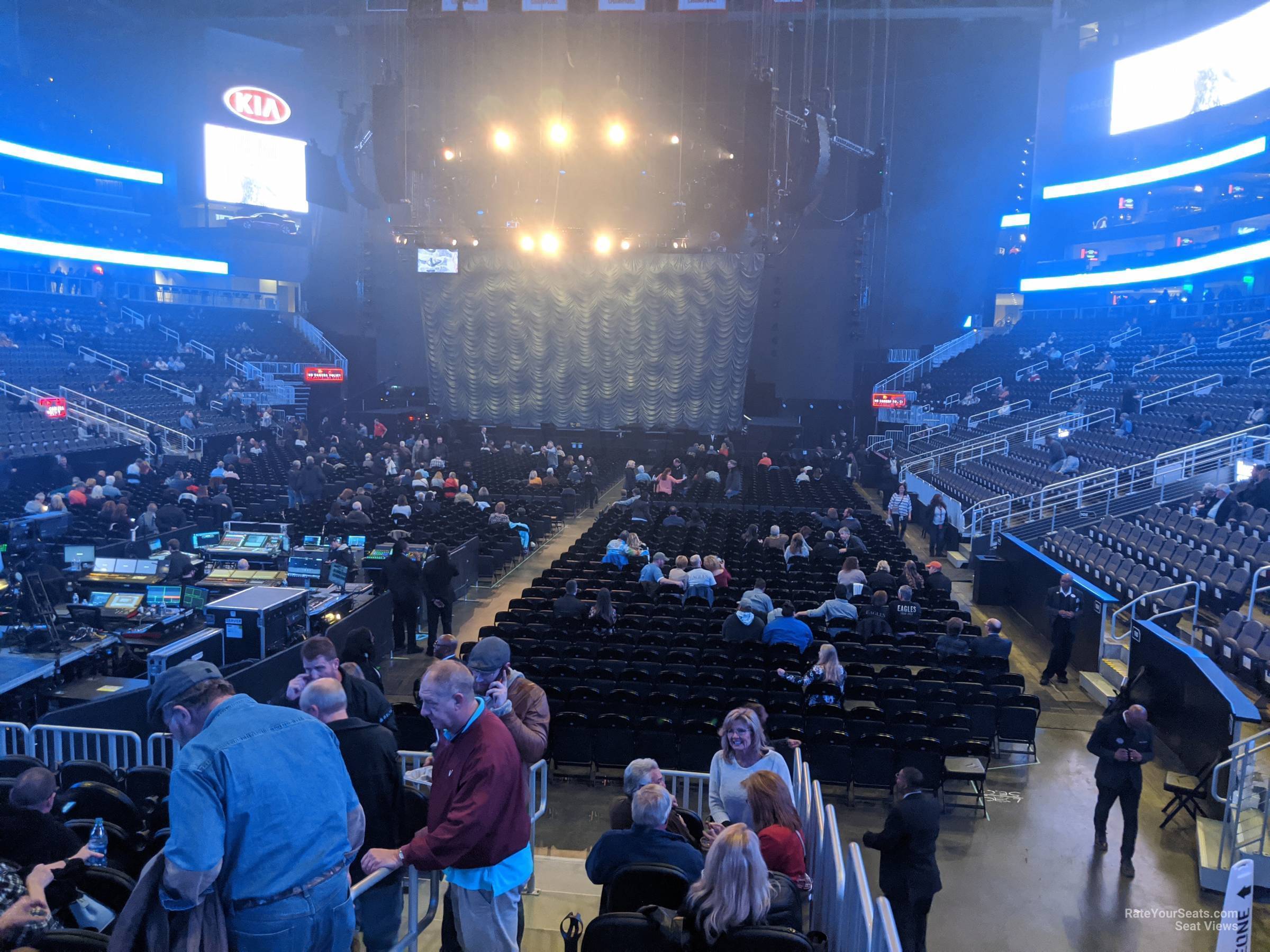 section 112l, row g seat view  for concert - state farm arena