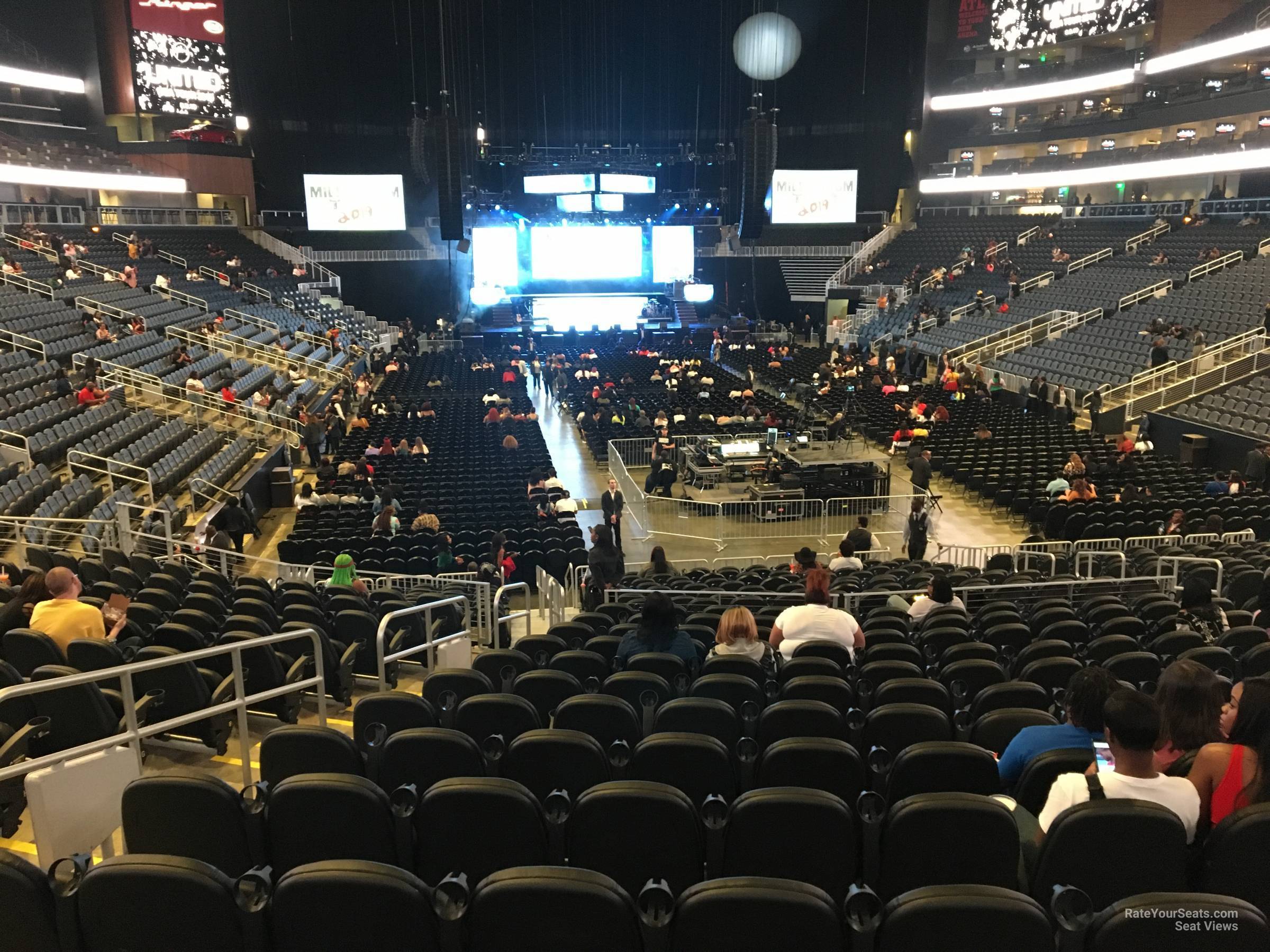State Farm Arena Seating Chart With Rows And Seat Numbers
