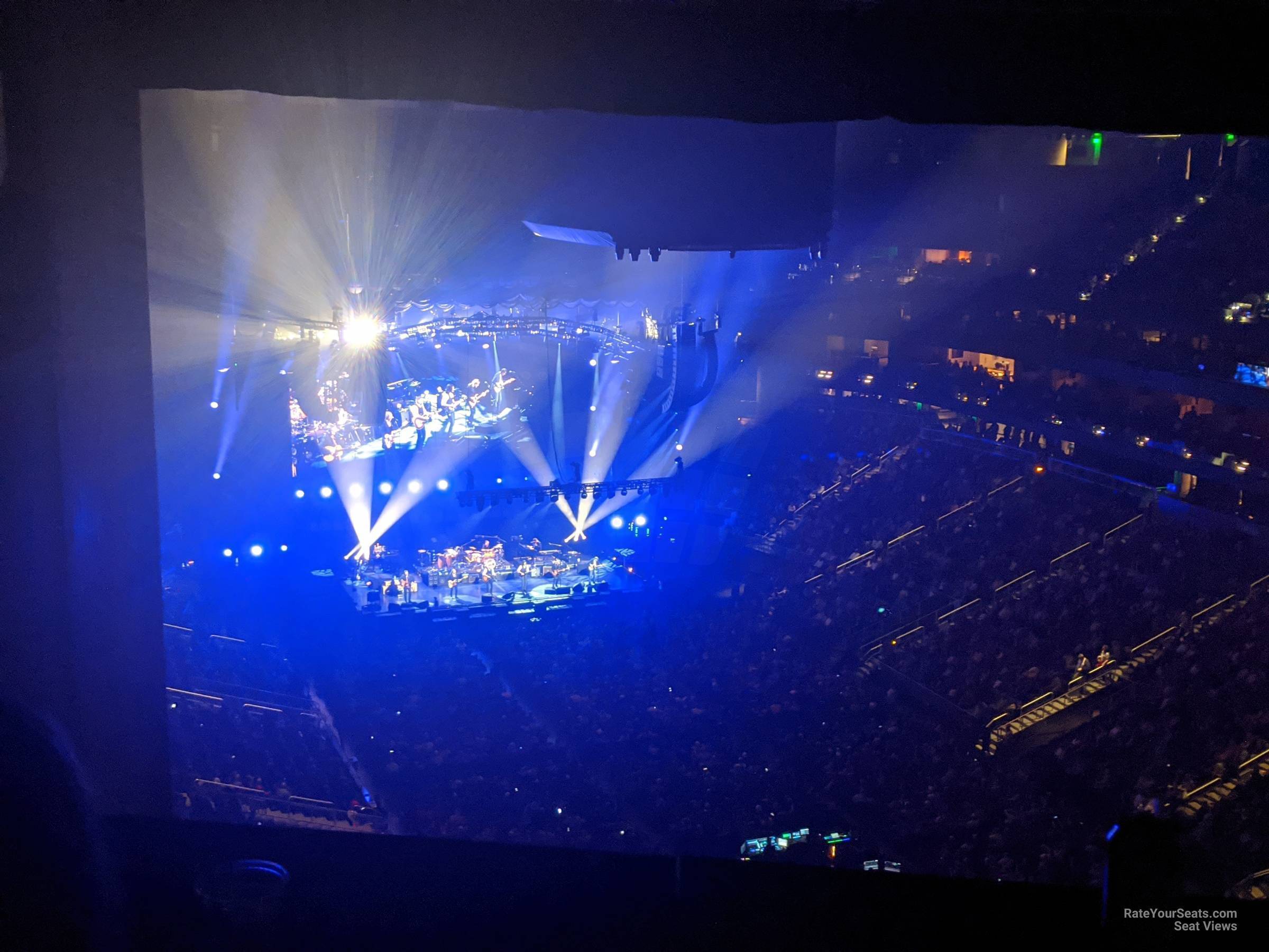 section 217, row p seat view  for concert - state farm arena