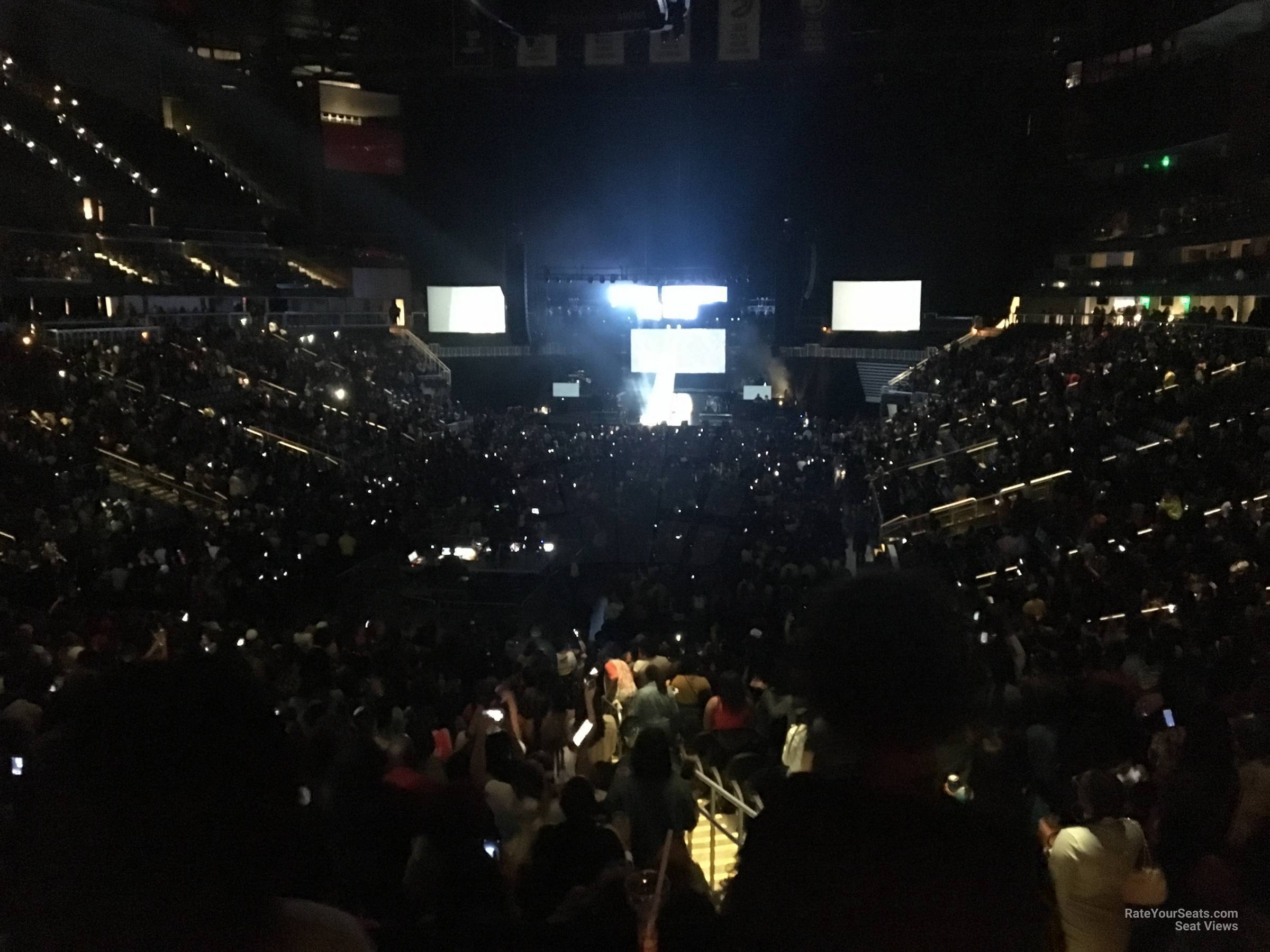 terrace 11, row a seat view  for concert - state farm arena