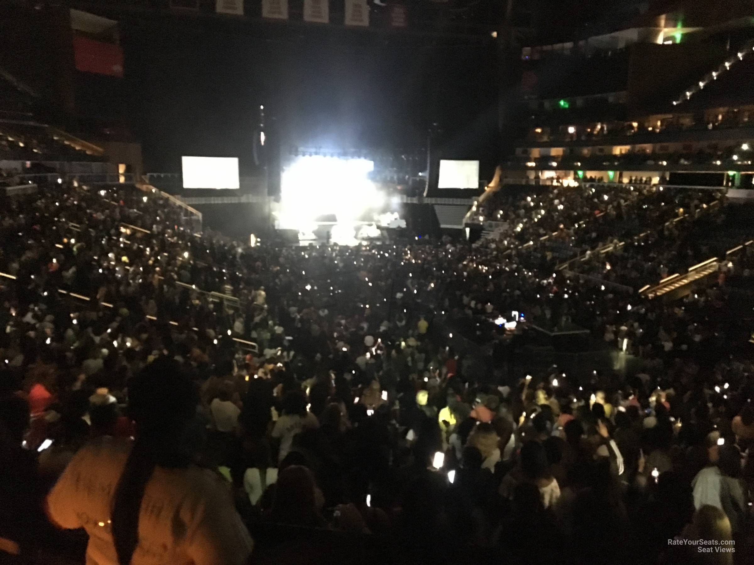 terrace 16, row a seat view  for concert - state farm arena