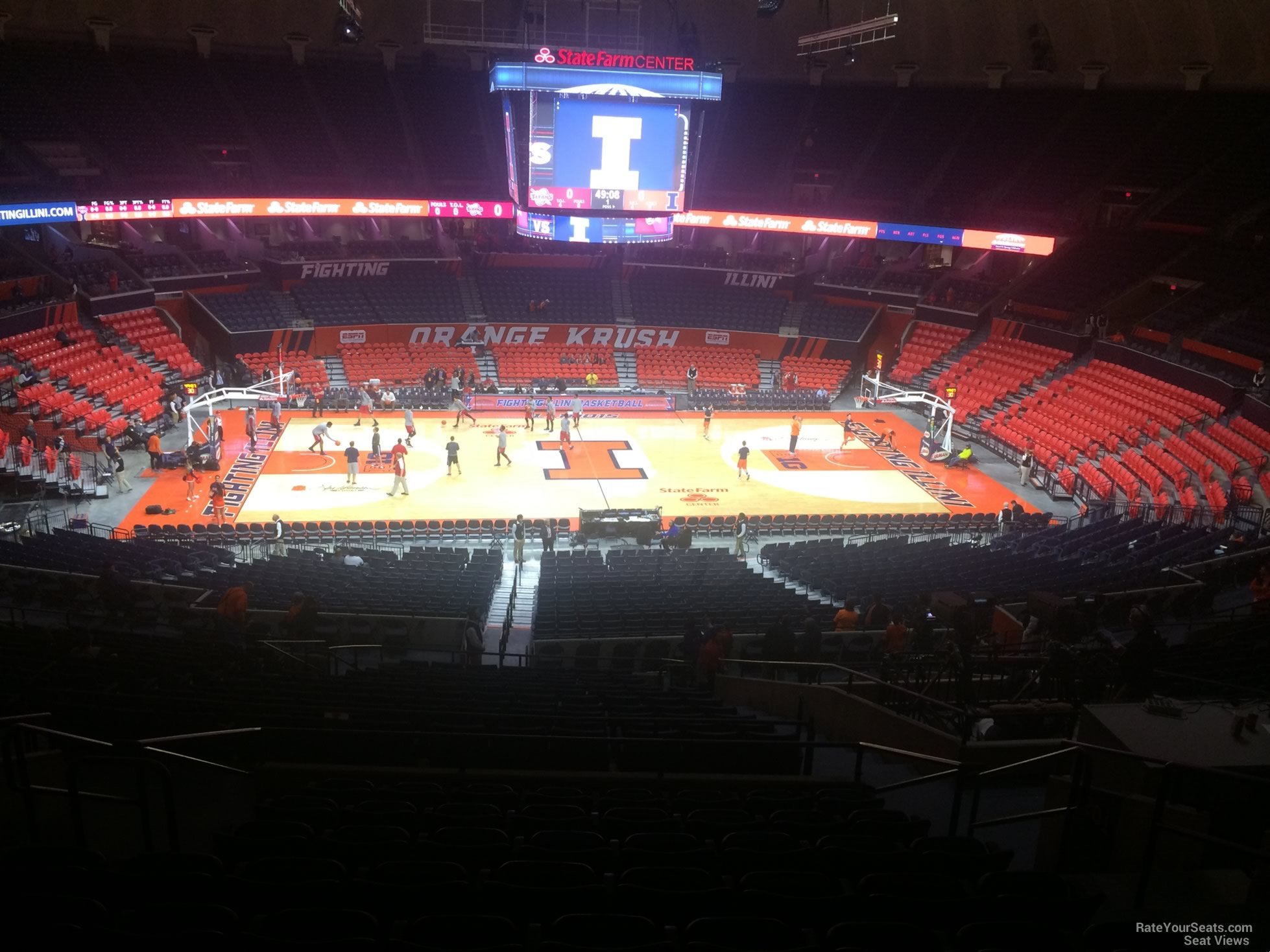 section 202, row 10 seat view  - state farm center