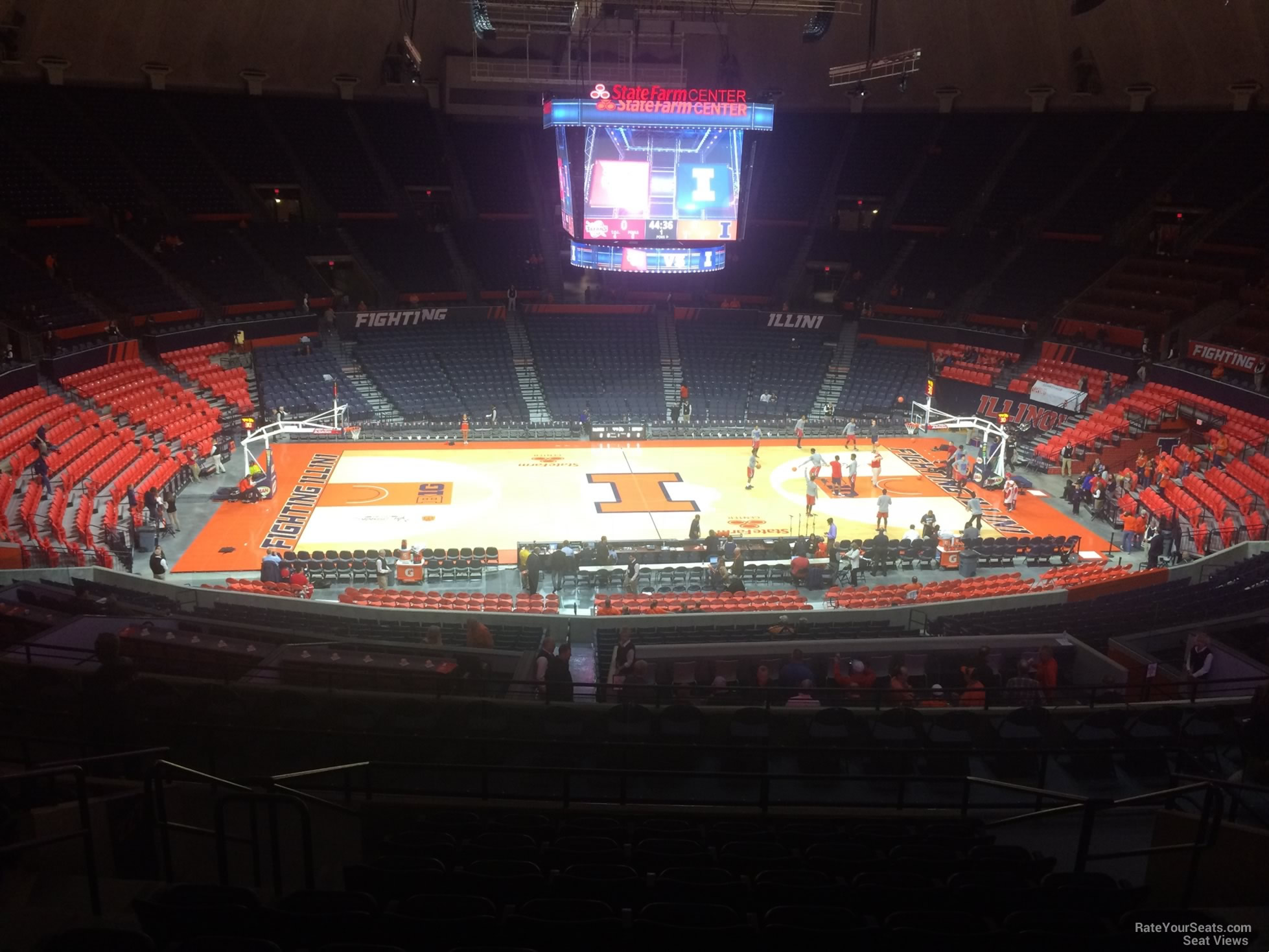 section 226, row 10 seat view  - state farm center