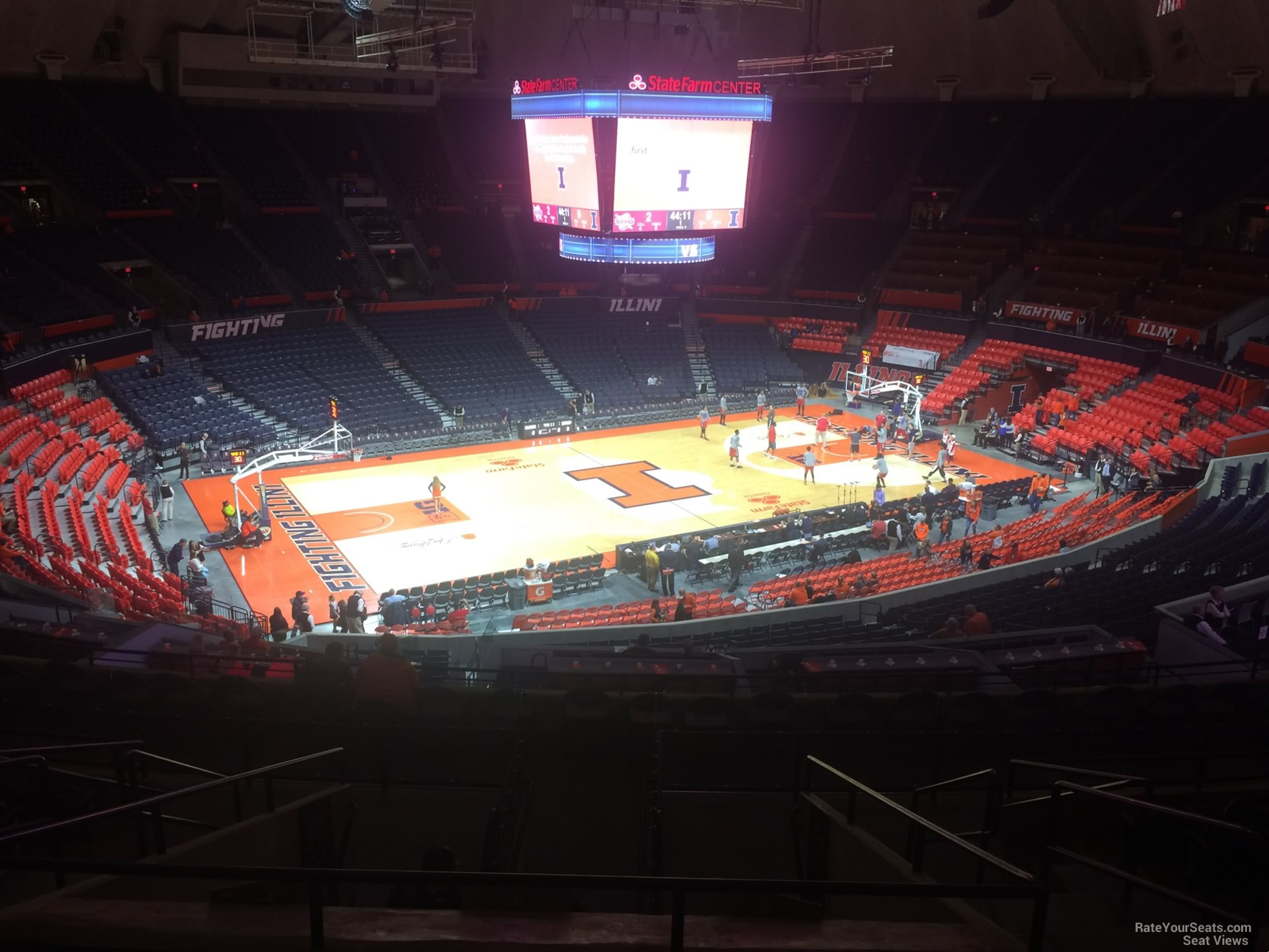 section 229, row 10 seat view  - state farm center